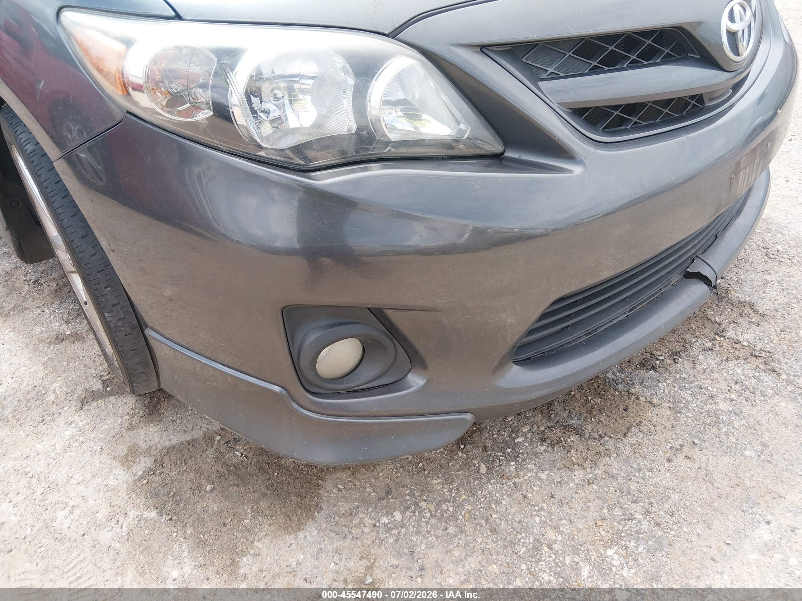 2013 Toyota Corolla S Gray vin: 2T1BU4EE2DC079899