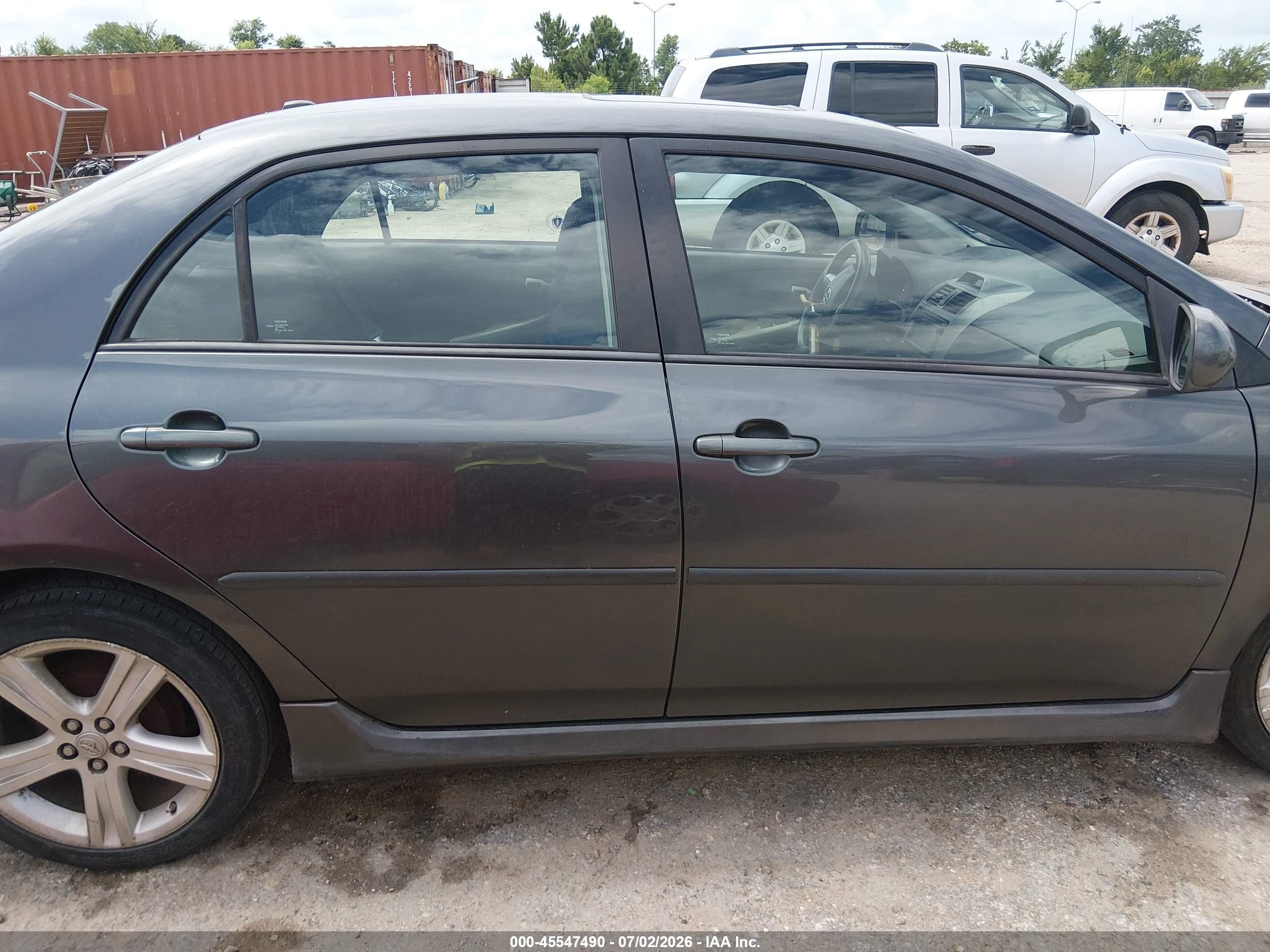2013 Toyota Corolla S Gray vin: 2T1BU4EE2DC079899