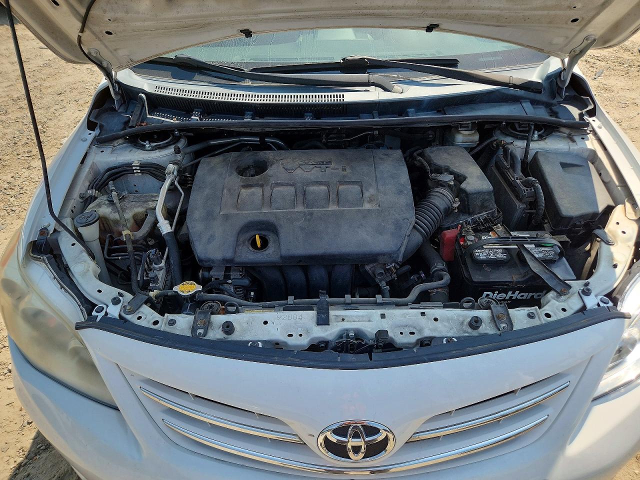 2013 Toyota Corolla Le White vin: 2T1BU4EE2DC099439