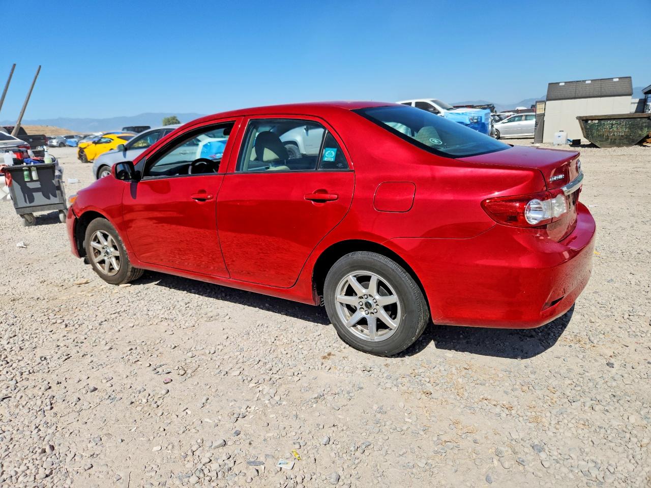 2013 Toyota Corolla L Red vin: 2T1BU4EE2DC099571