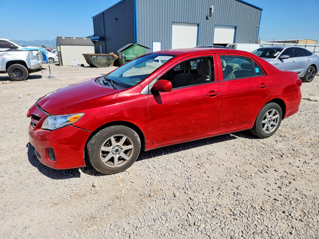 2013 Toyota Corolla L Красный vin: 2T1BU4EE2DC099571