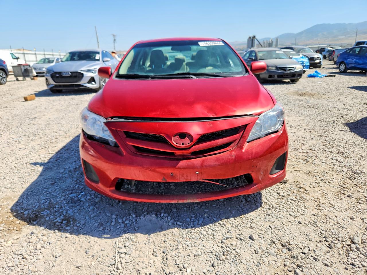 2013 Toyota Corolla L Red vin: 2T1BU4EE2DC099571