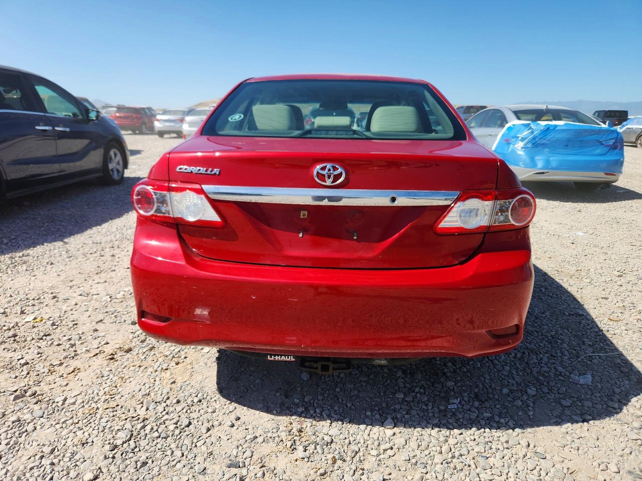 2013 Toyota Corolla L Red vin: 2T1BU4EE2DC099571
