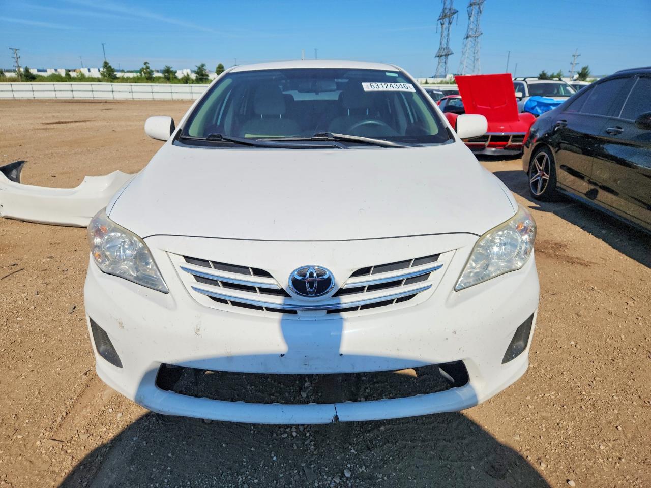 2013 Toyota Corolla Le White vin: 2T1BU4EE2DC111802