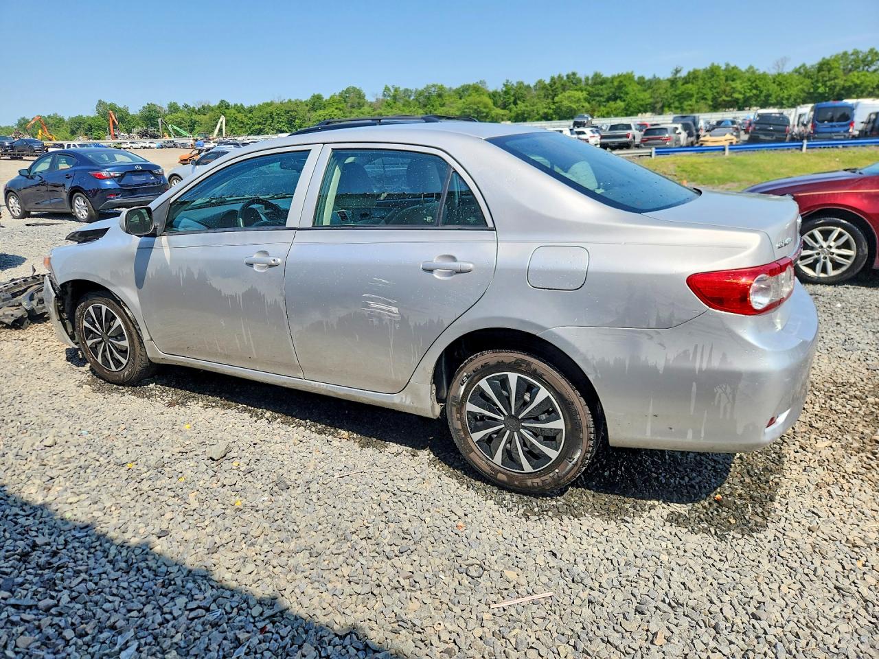 2013 Toyota Corolla L Silver vin: 2T1BU4EE2DC119978