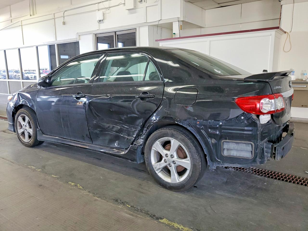 2013 Toyota Corolla S Black vin: 2T1BU4EE2DC123531