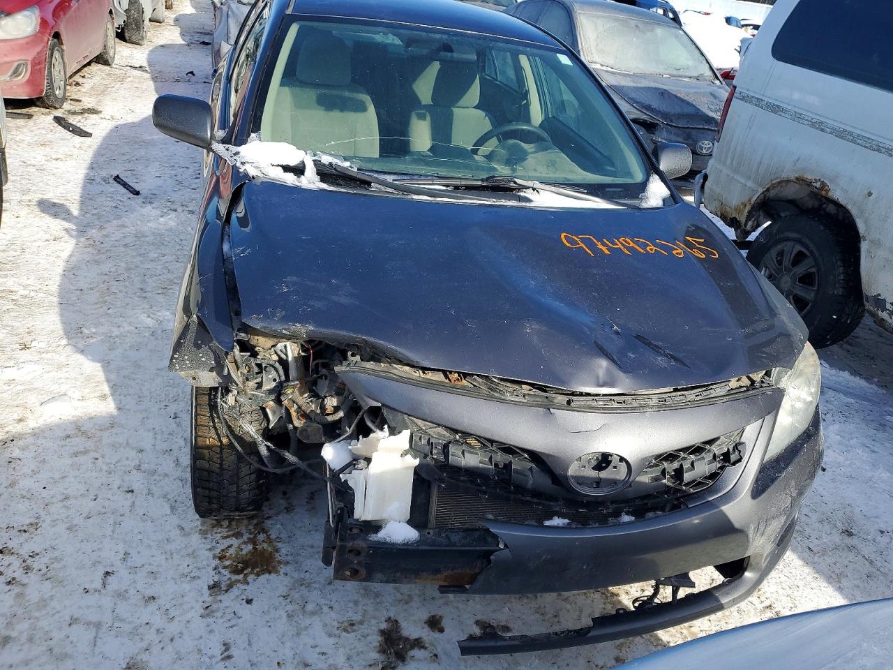 2013 Toyota Corolla Base Charcoal vin: 2T1BU4EE2DC929028
