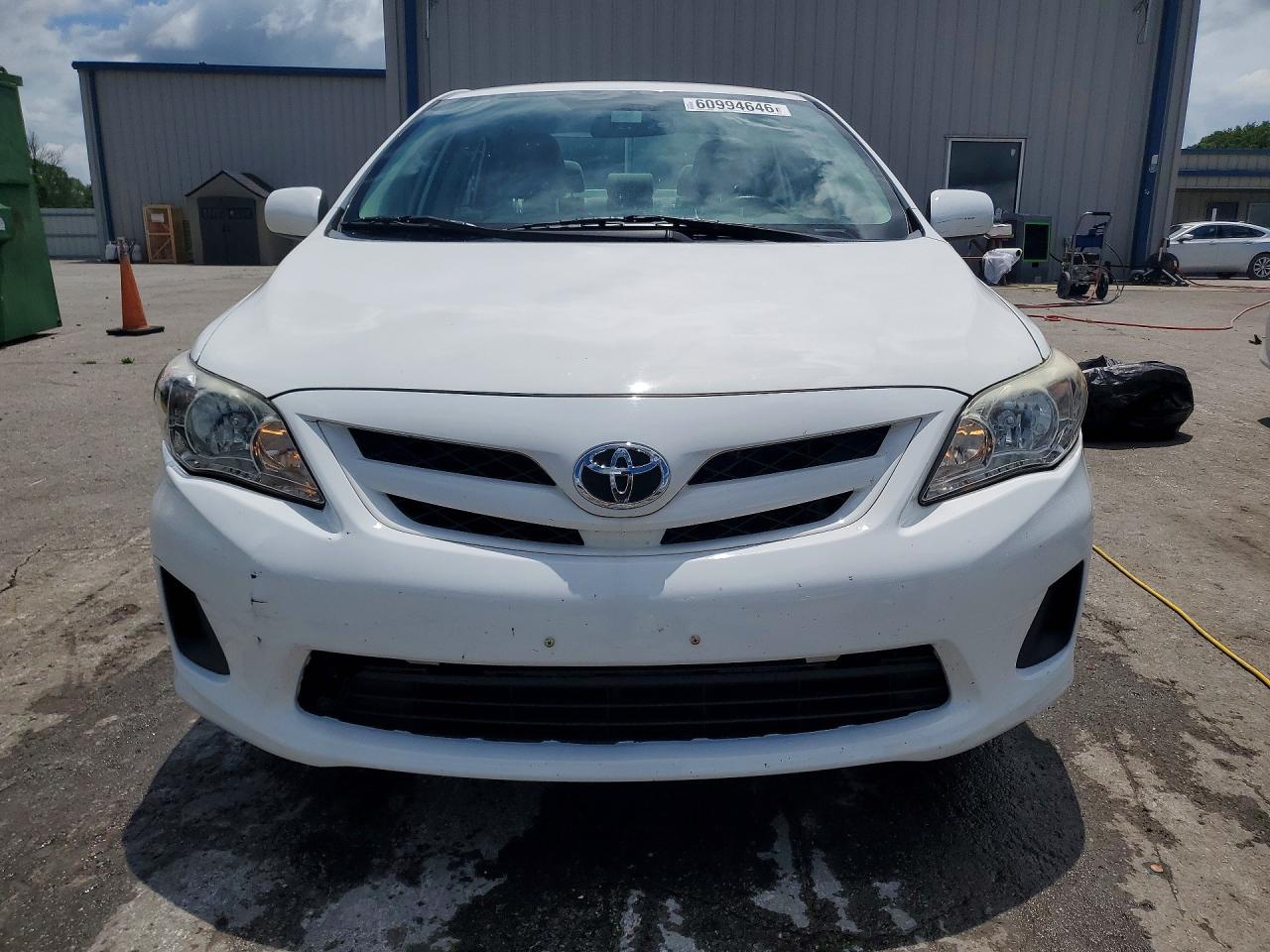 2013 Toyota Corolla L White vin: 2T1BU4EE2DC930826