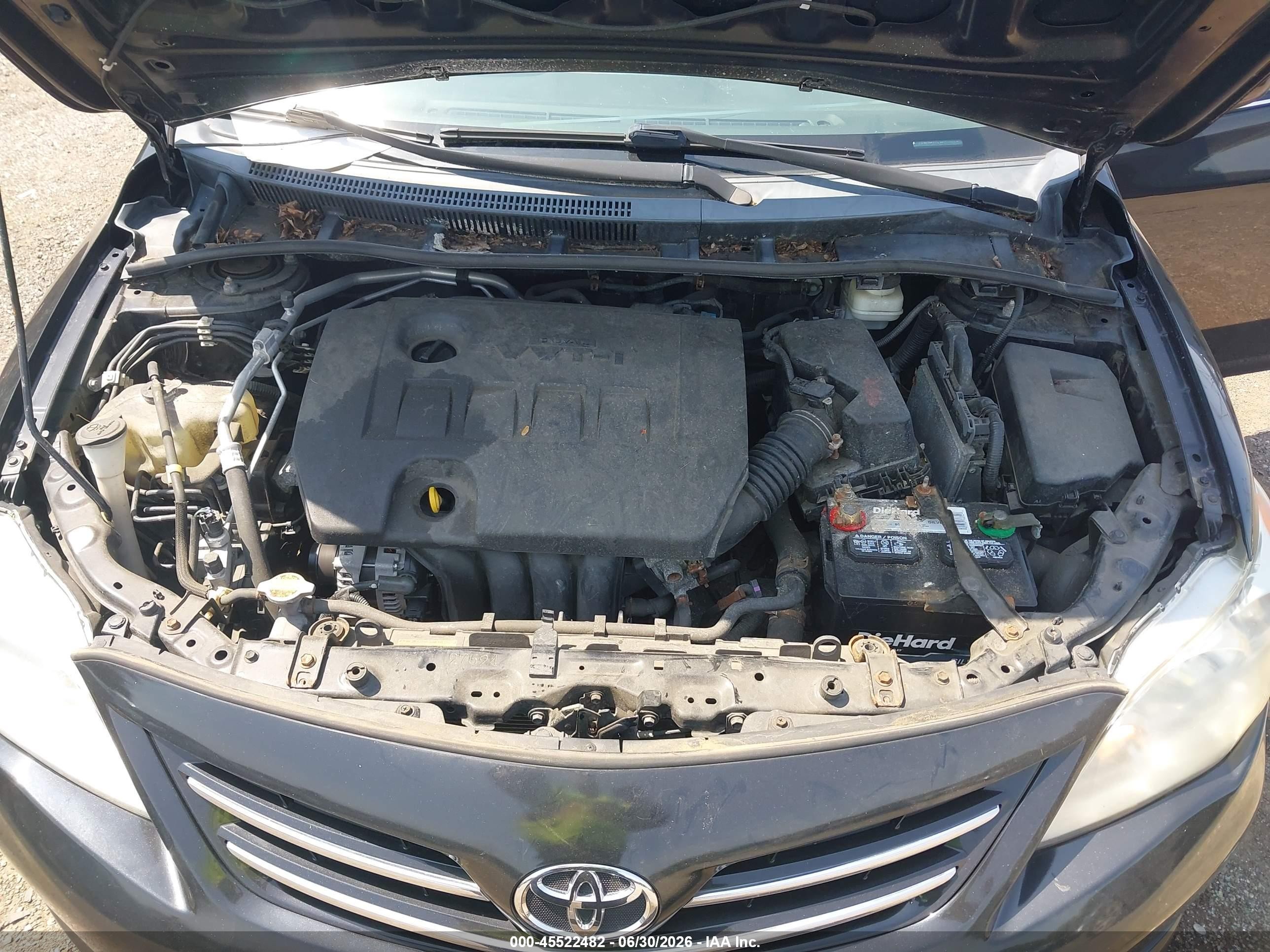 2013 Toyota Corolla Le Black vin: 2T1BU4EE2DC955578