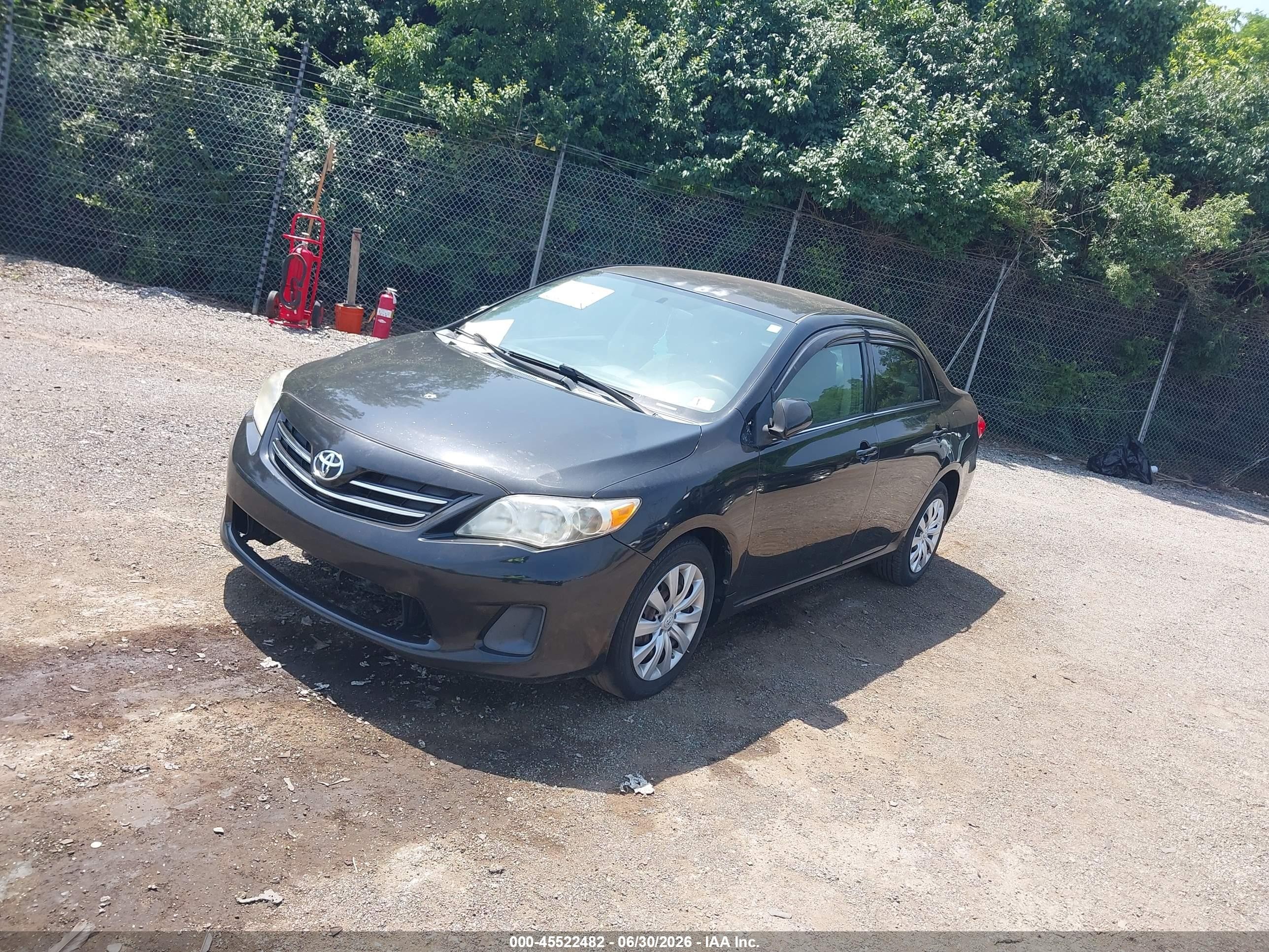 2013 Toyota Corolla Le Black vin: 2T1BU4EE2DC955578