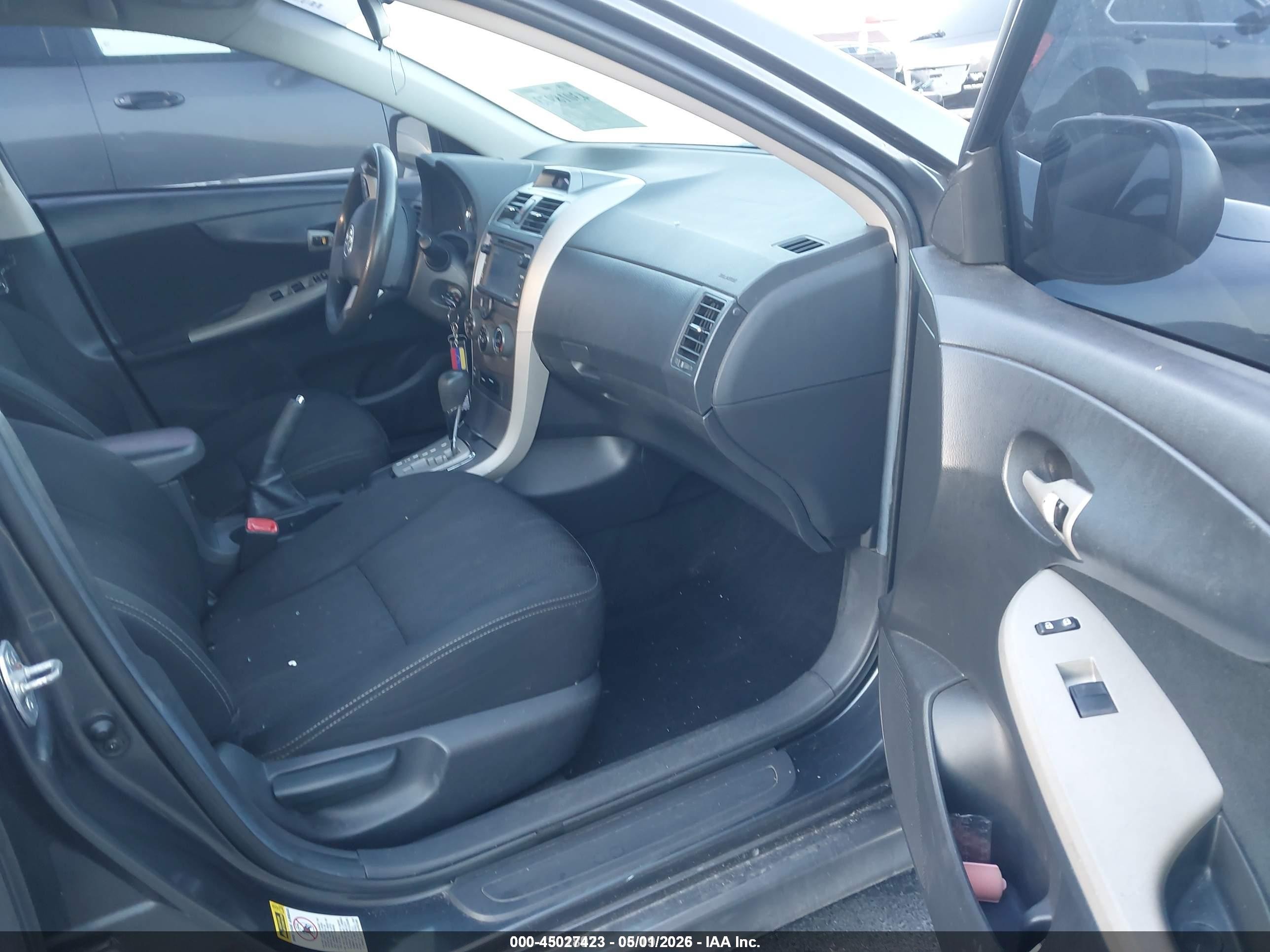 2013 Toyota Corolla S Gray vin: 2T1BU4EE2DC959114