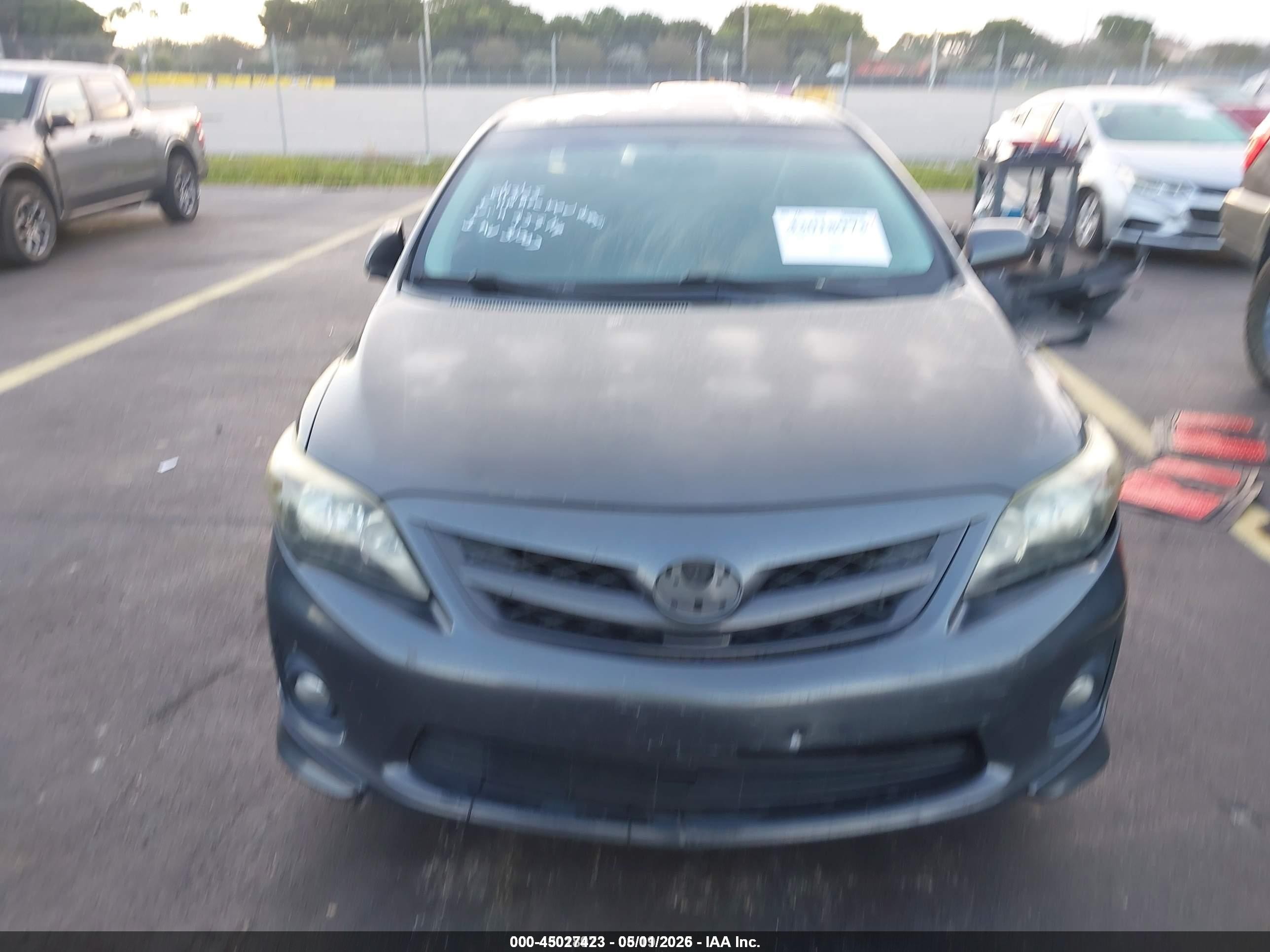 2013 Toyota Corolla S Gray vin: 2T1BU4EE2DC959114