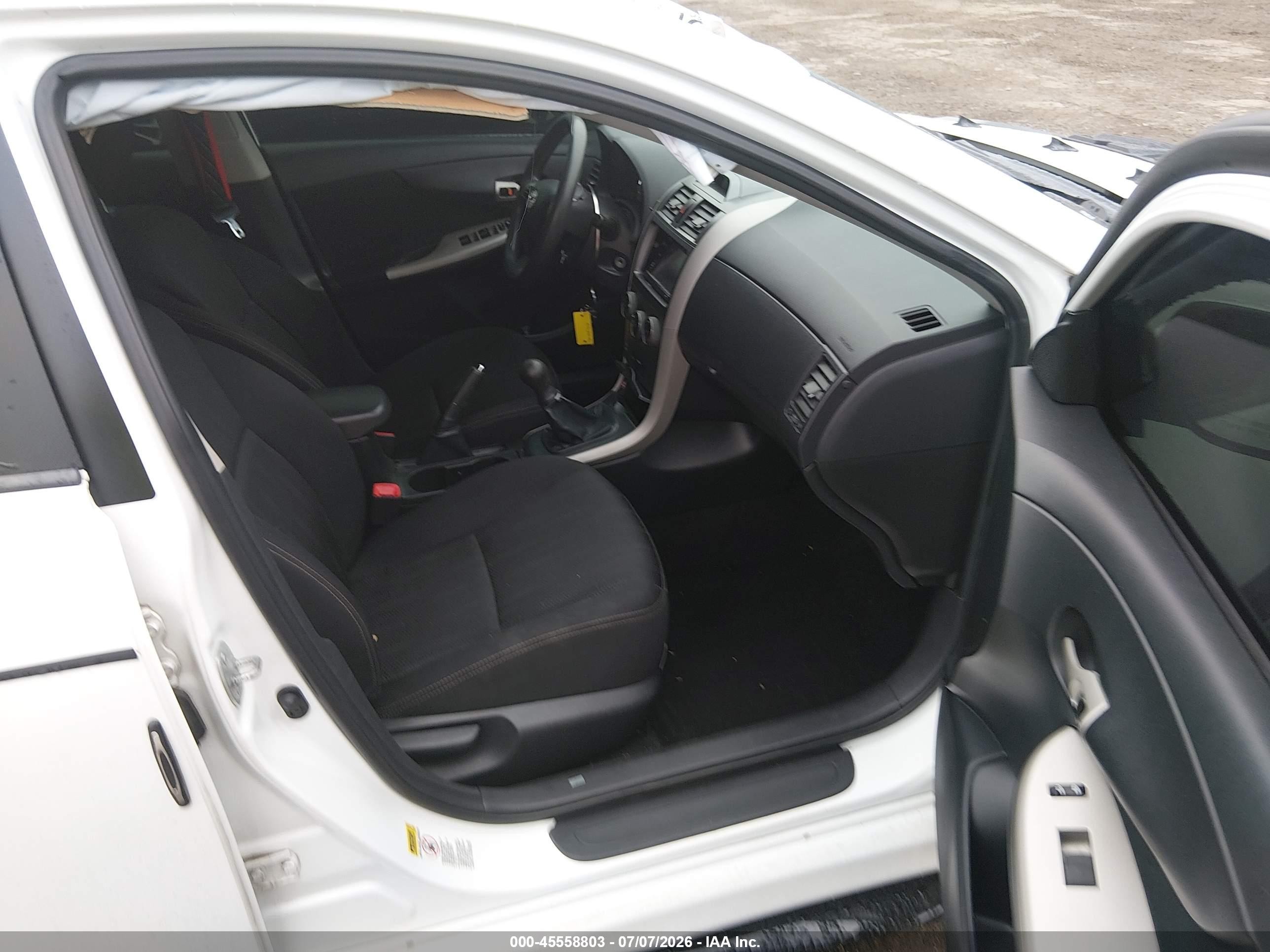 2013 Toyota Corolla S White vin: 2T1BU4EE2DC976432
