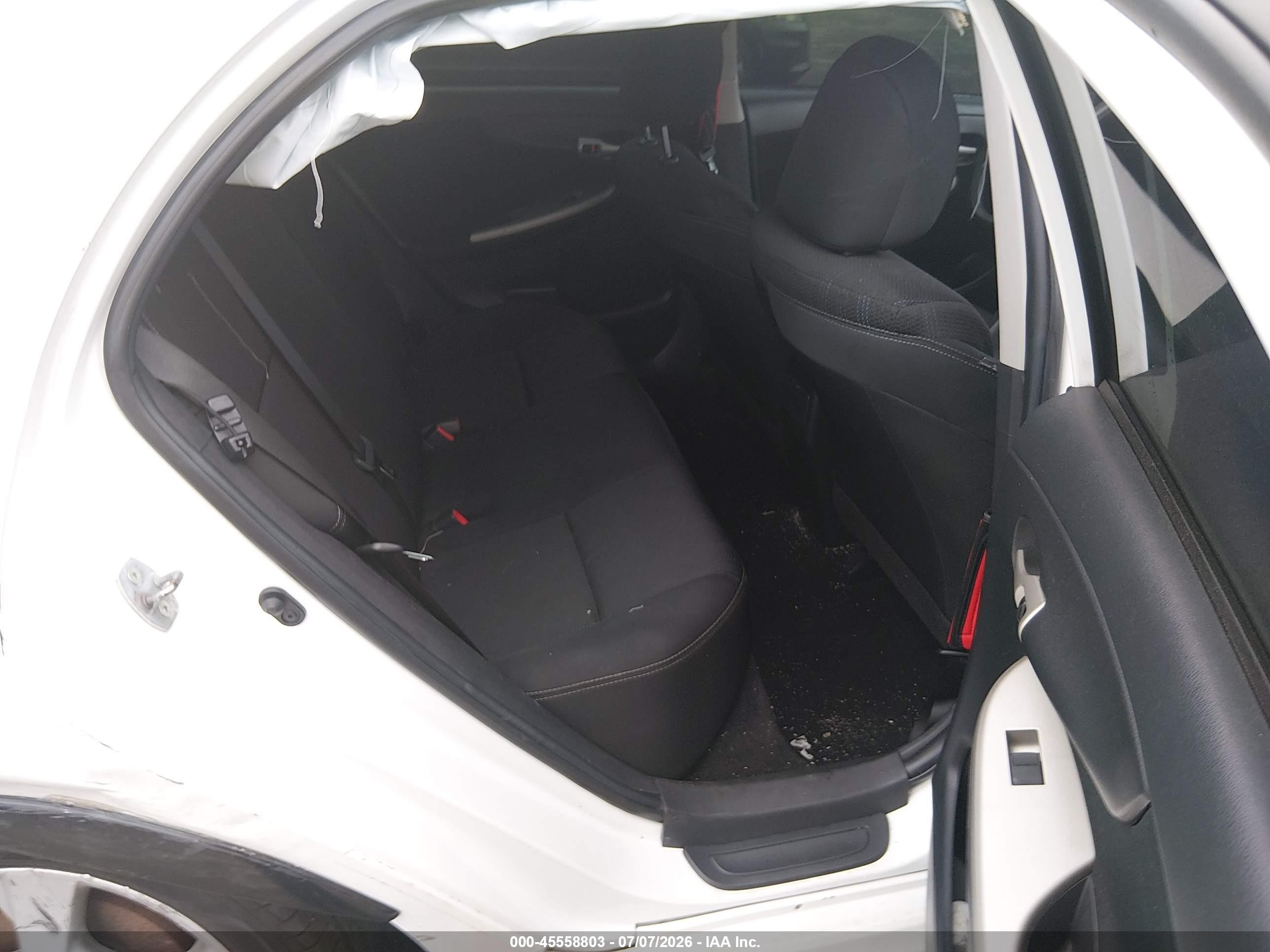 2013 Toyota Corolla S White vin: 2T1BU4EE2DC976432