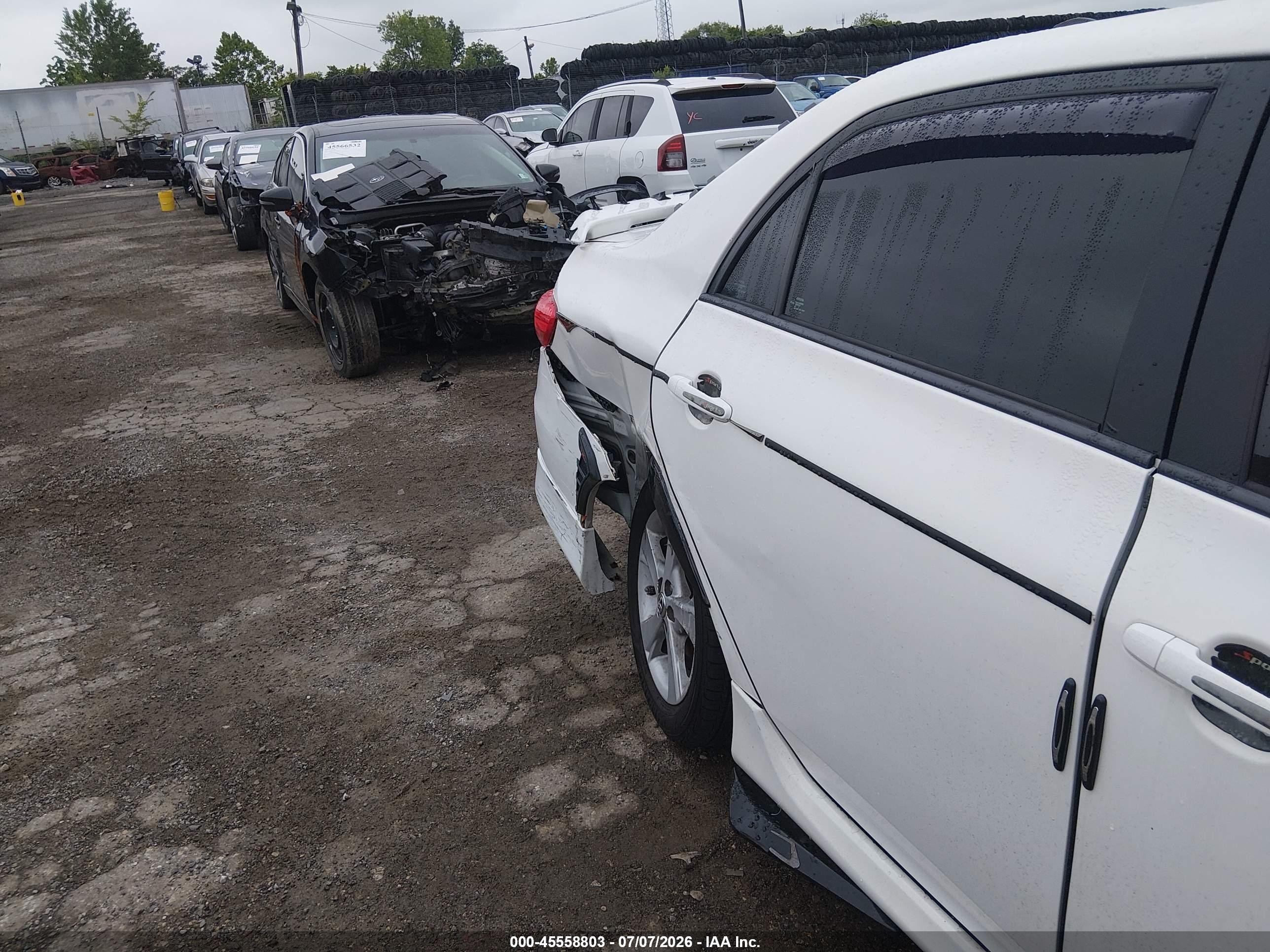 2013 Toyota Corolla S White vin: 2T1BU4EE2DC976432