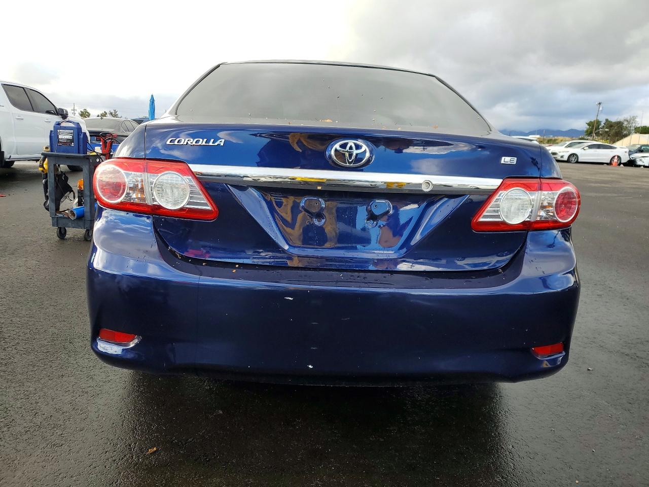 2013 Toyota Corolla Base Blue vin: 2T1BU4EE2DC986278