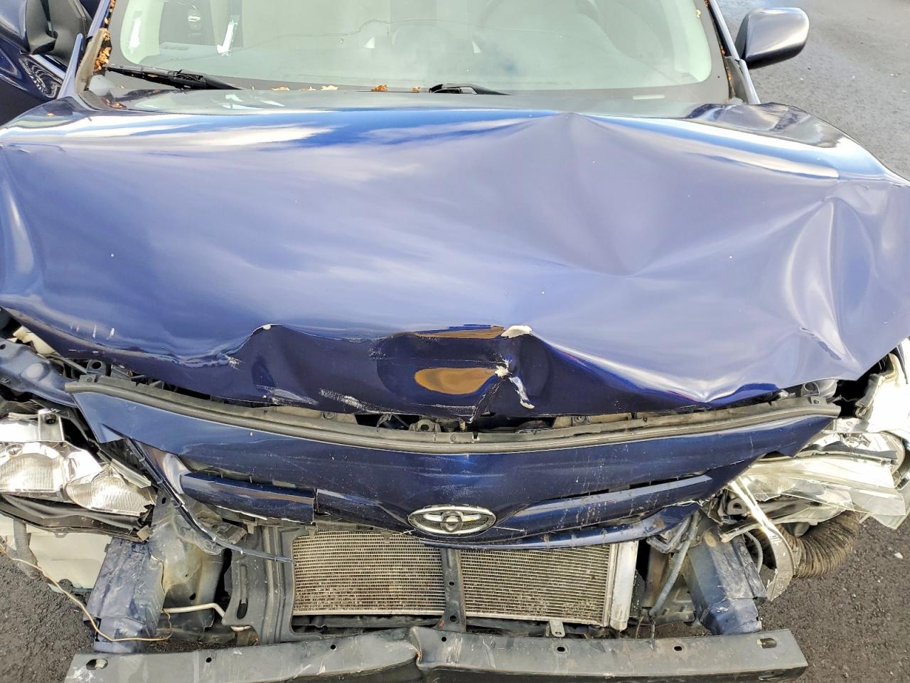 2013 Toyota Corolla Base Blue vin: 2T1BU4EE2DC986278