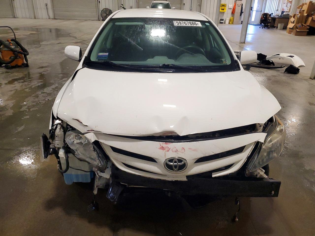 2013 Toyota Corolla S White vin: 2T1BU4EE2DC990640