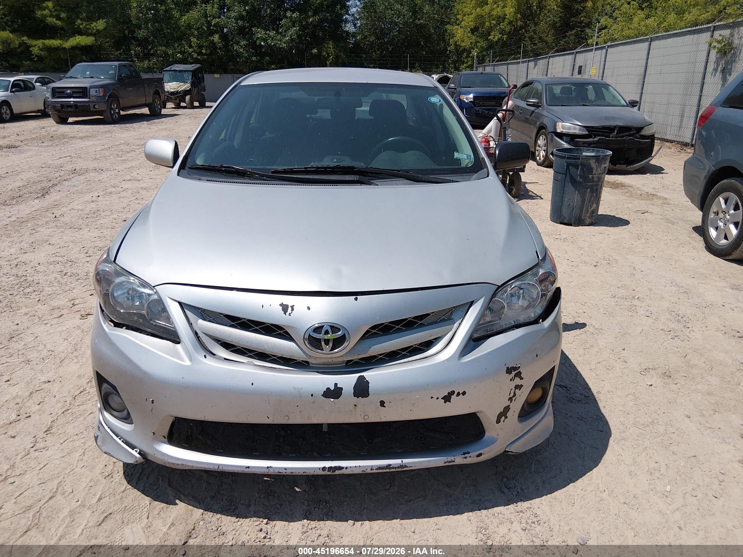 2013 Toyota Corolla S Silver vin: 2T1BU4EE2DC999497