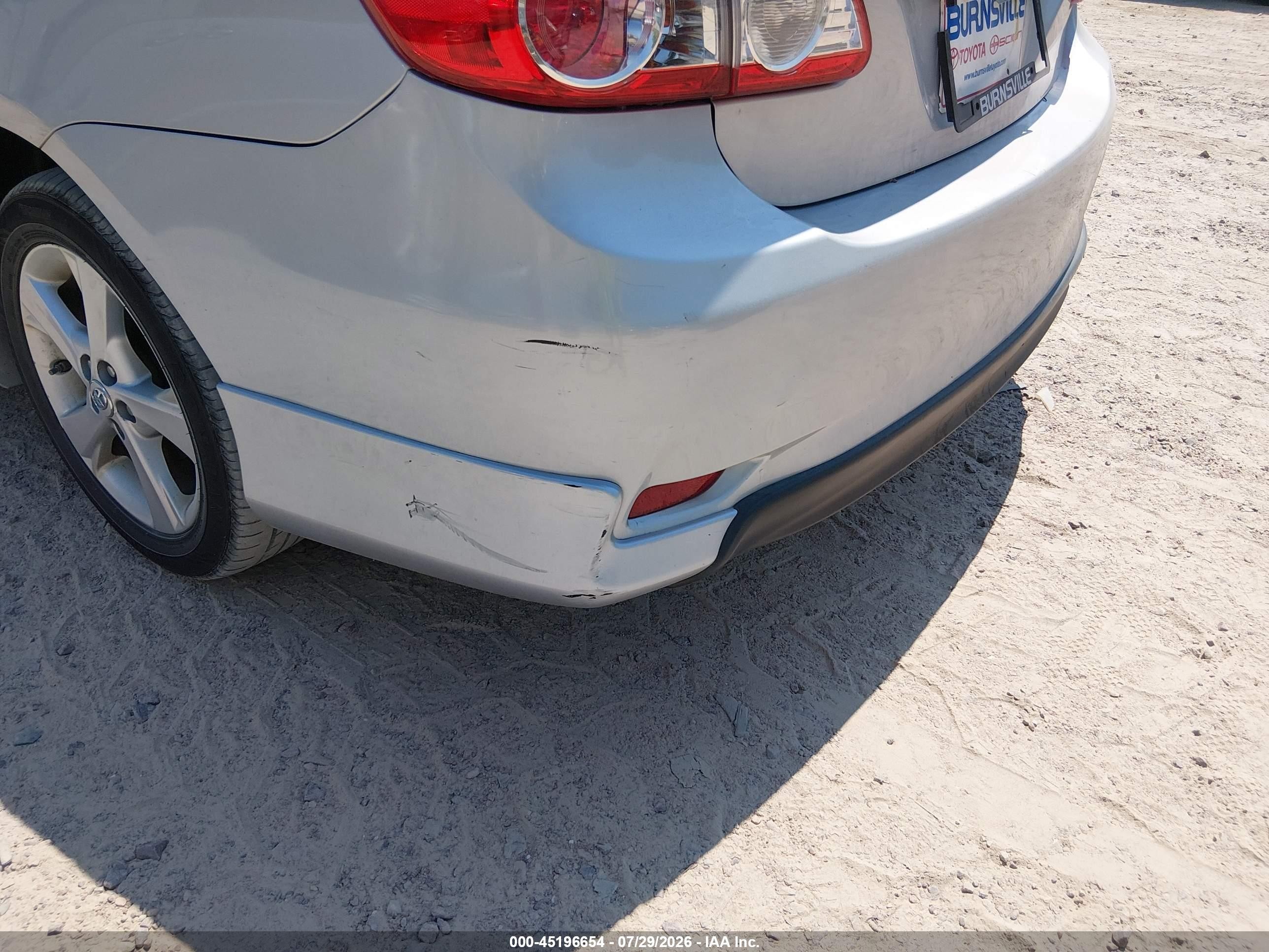 2013 Toyota Corolla S Silver vin: 2T1BU4EE2DC999497