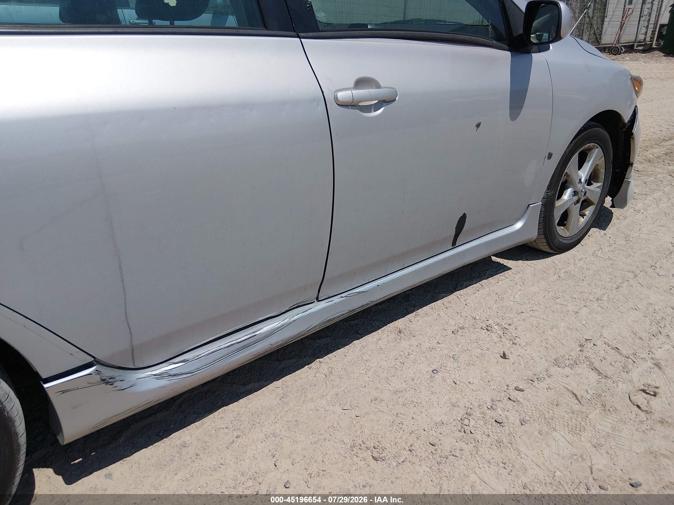 2013 Toyota Corolla S Silver vin: 2T1BU4EE2DC999497