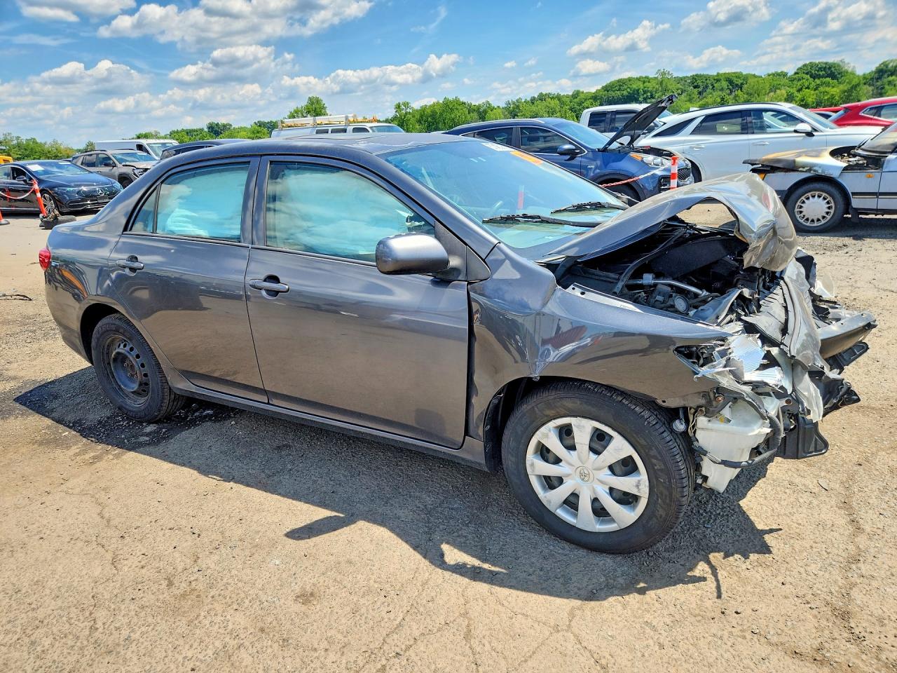 2010 Toyota Corolla Le Gray vin: 2T1BU4EE3AC236898
