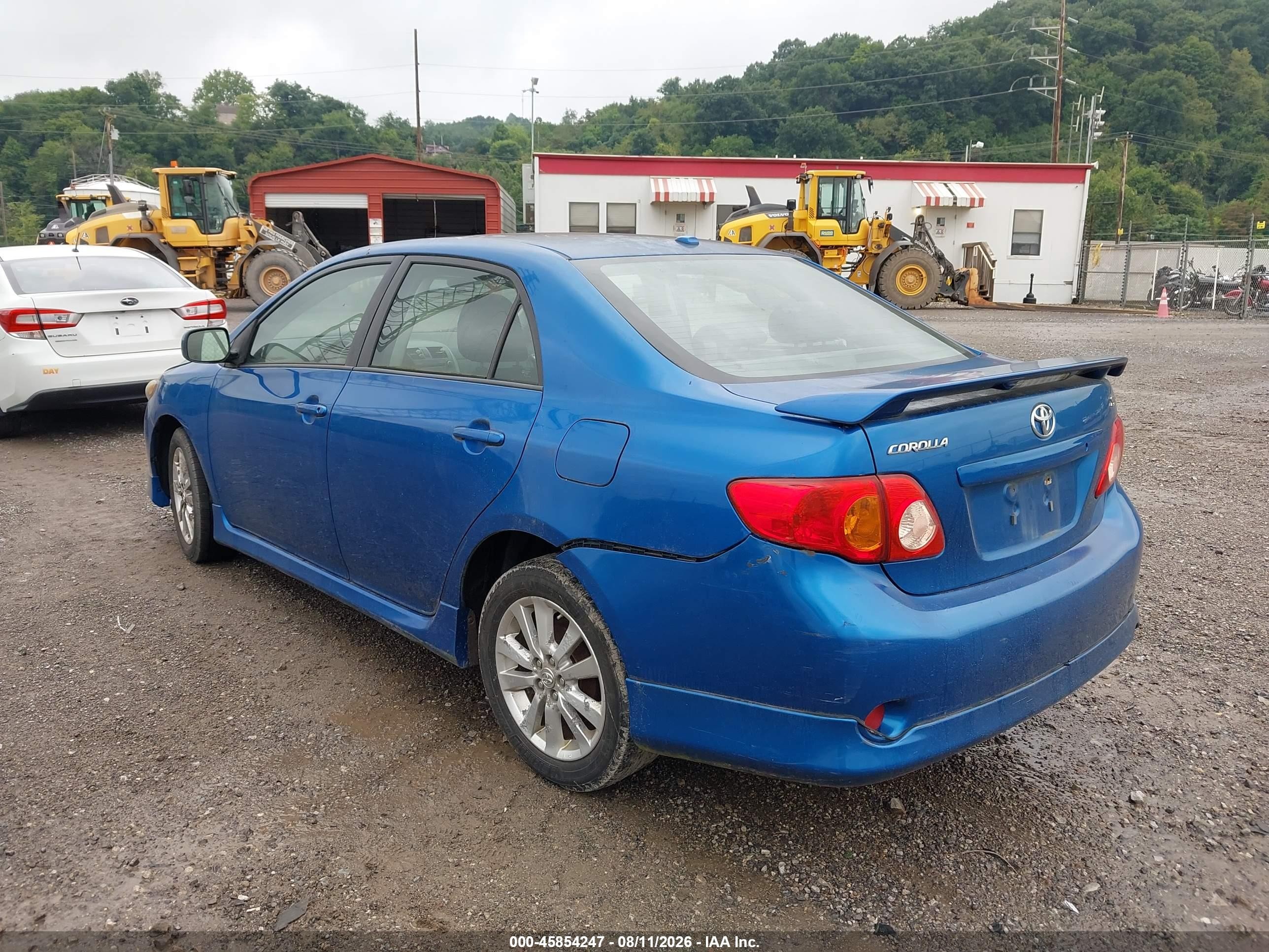 2010 Toyota Corolla S Blue vin: 2T1BU4EE3AC237016