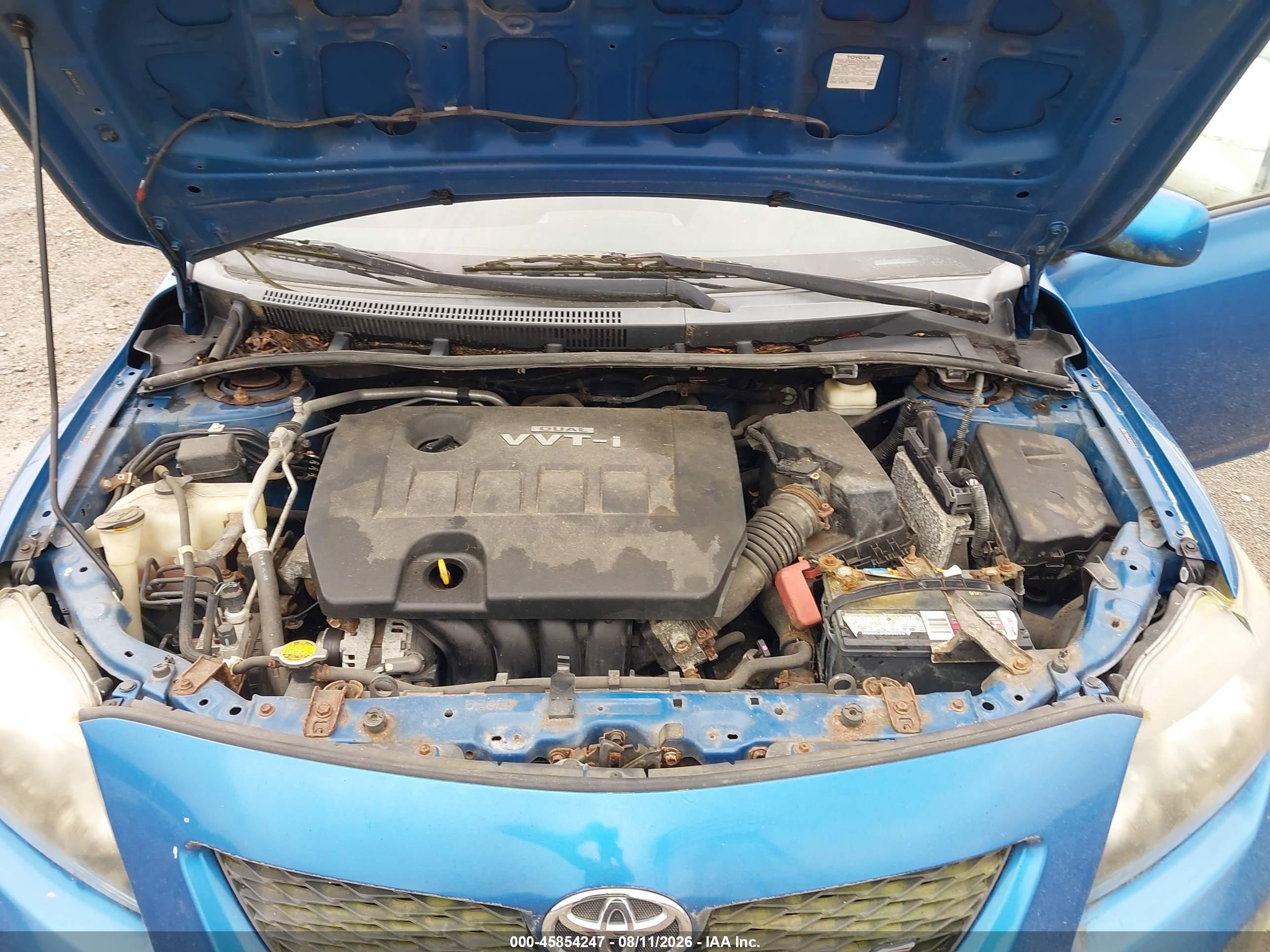 2010 Toyota Corolla S Blue vin: 2T1BU4EE3AC237016