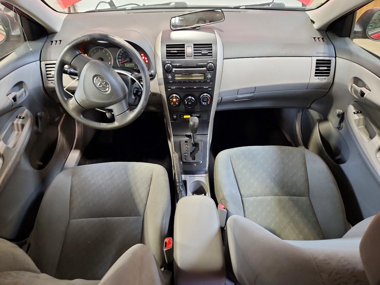 2010 Toyota Corolla Base Red vin: 2T1BU4EE3AC251272