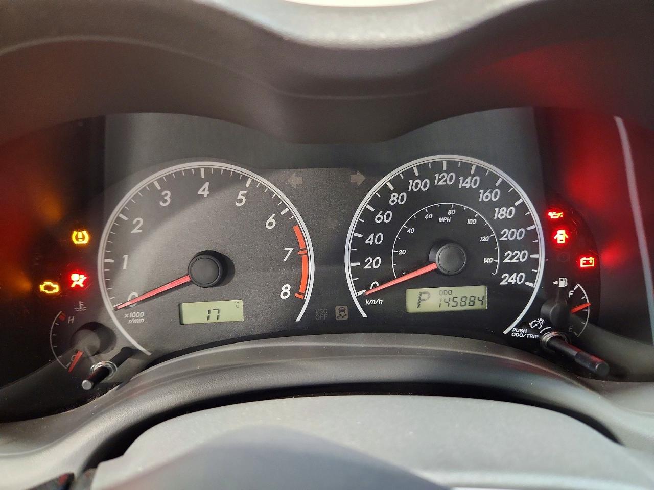 2010 Toyota Corolla Base Red vin: 2T1BU4EE3AC251272
