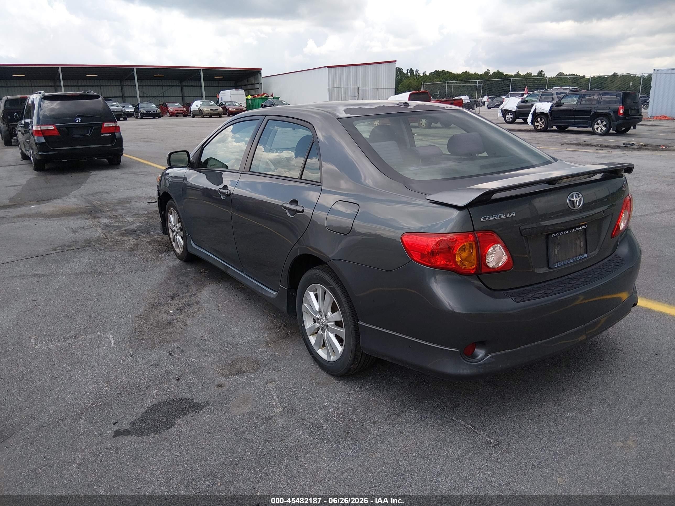 2010 Toyota Corolla S Gray vin: 2T1BU4EE3AC251840