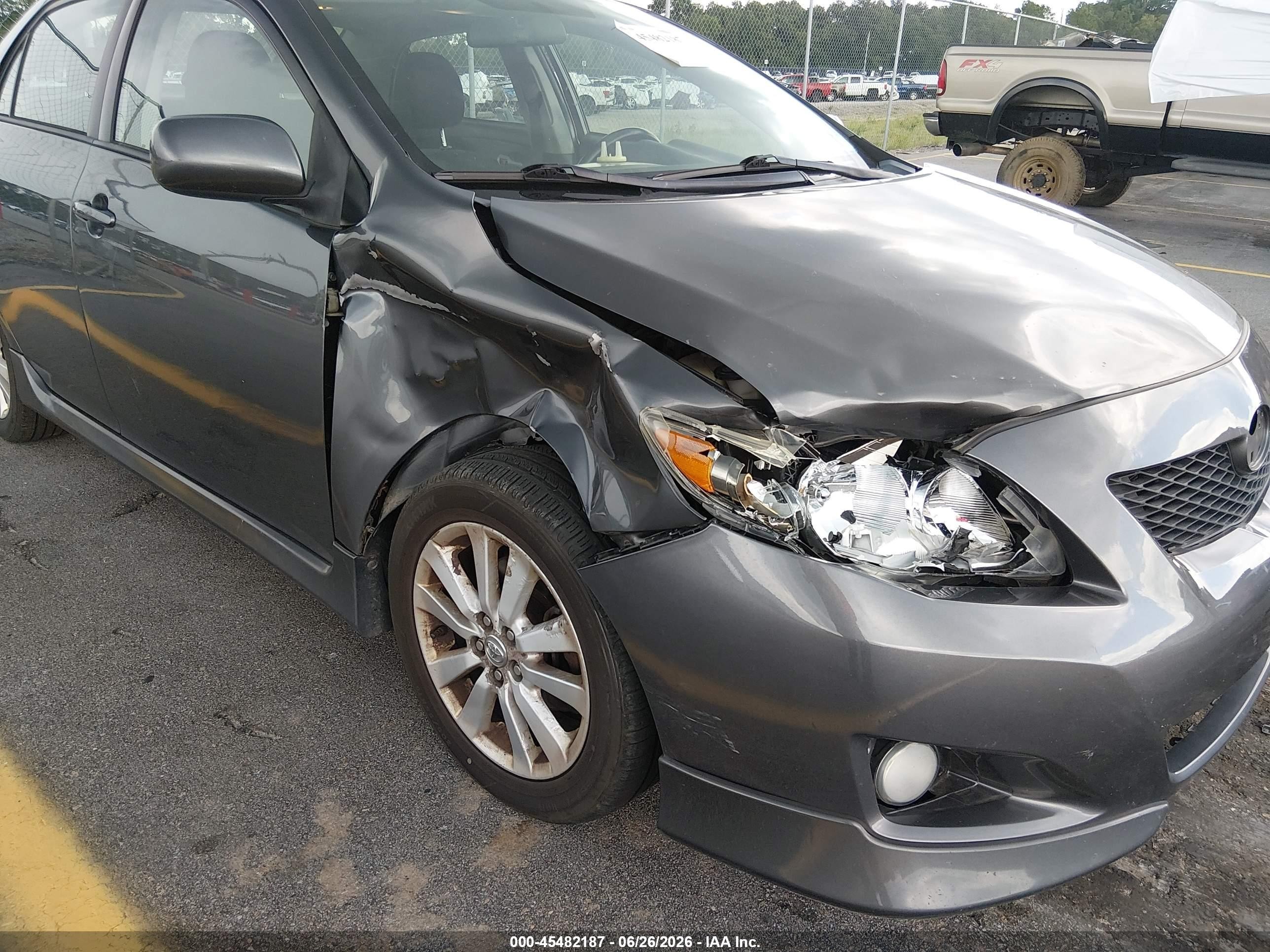 2010 Toyota Corolla S Gray vin: 2T1BU4EE3AC251840