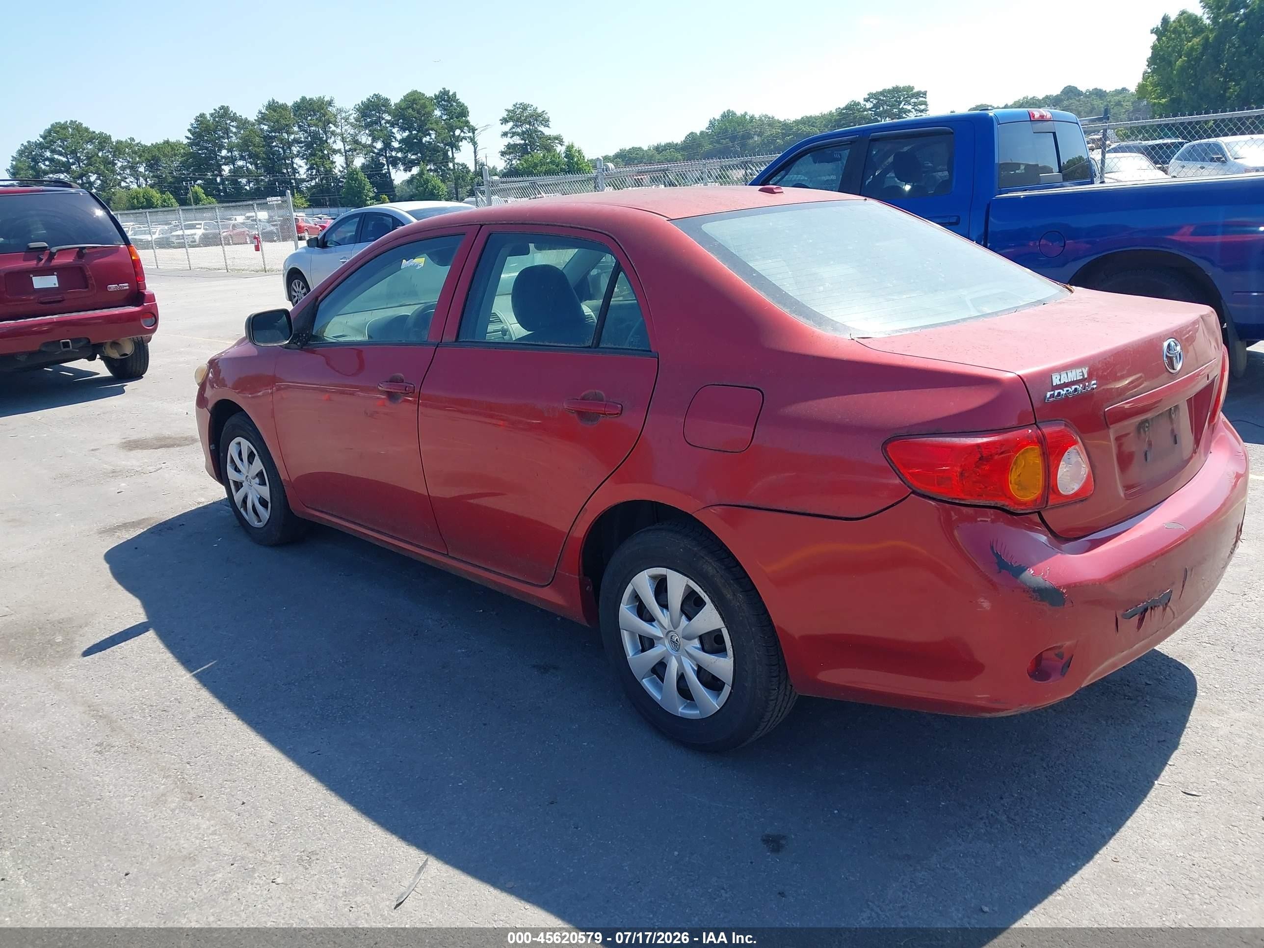 2010 Toyota Corolla   Red vin: 2T1BU4EE3AC253586