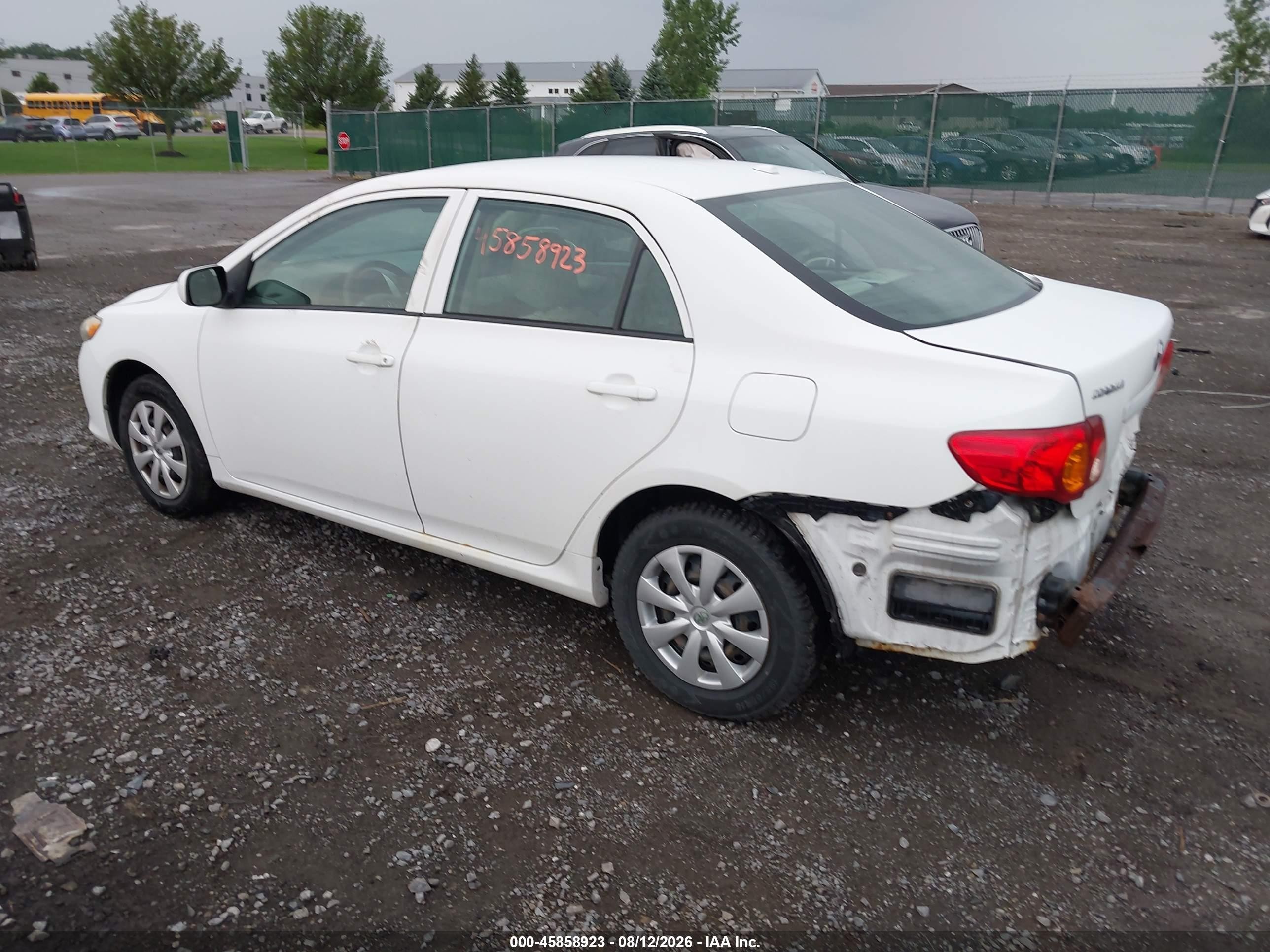 2010 Toyota Corolla Le White vin: 2T1BU4EE3AC263485