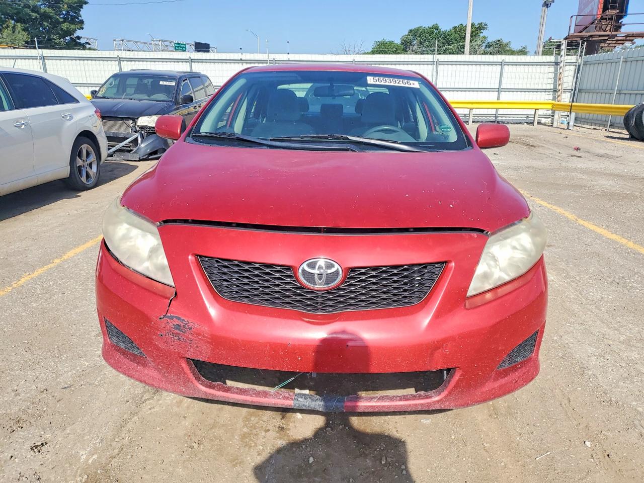 2010 Toyota Corolla Le Red vin: 2T1BU4EE3AC270081