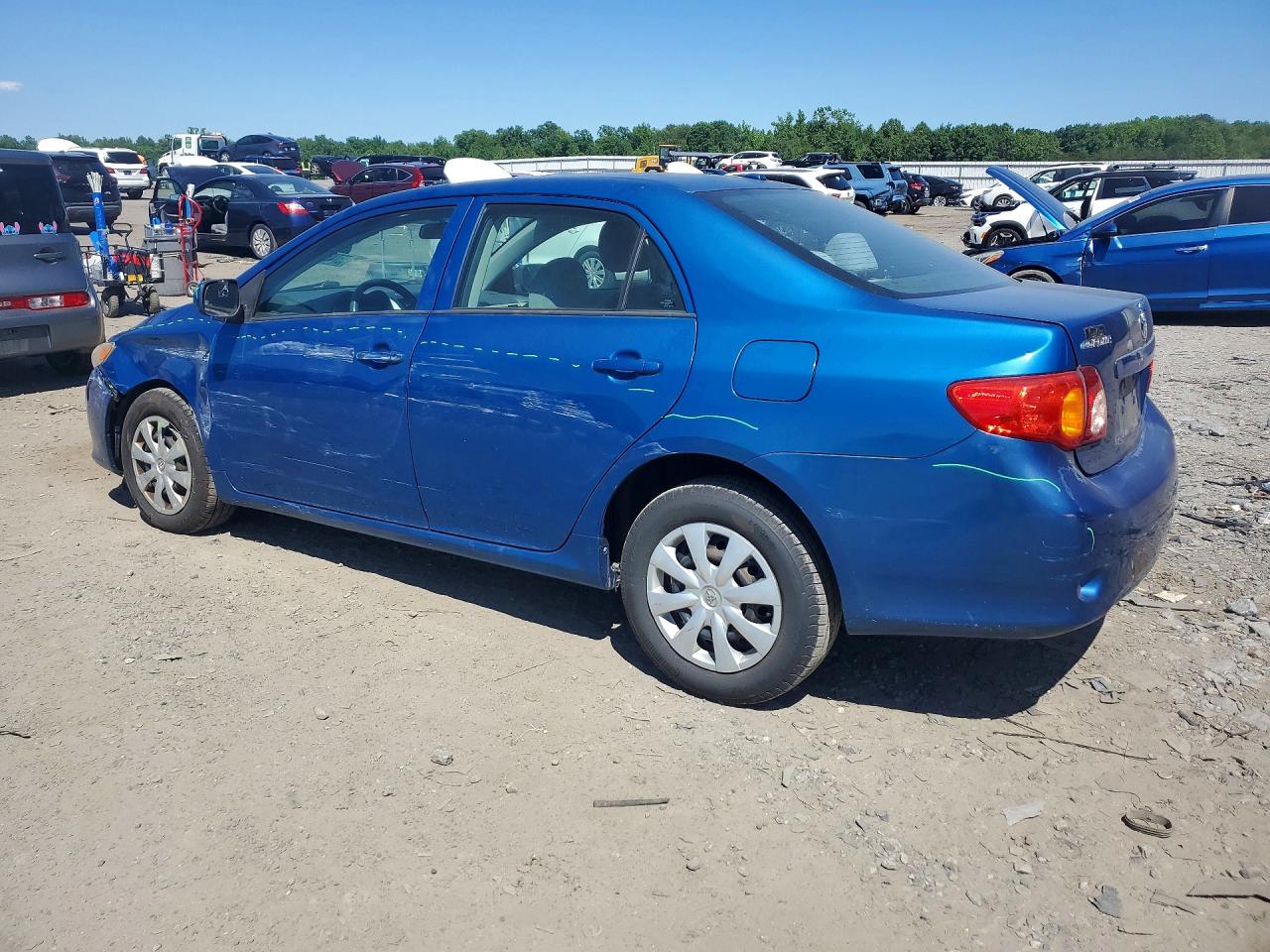 2010 Toyota Corolla Le Blue vin: 2T1BU4EE3AC284952