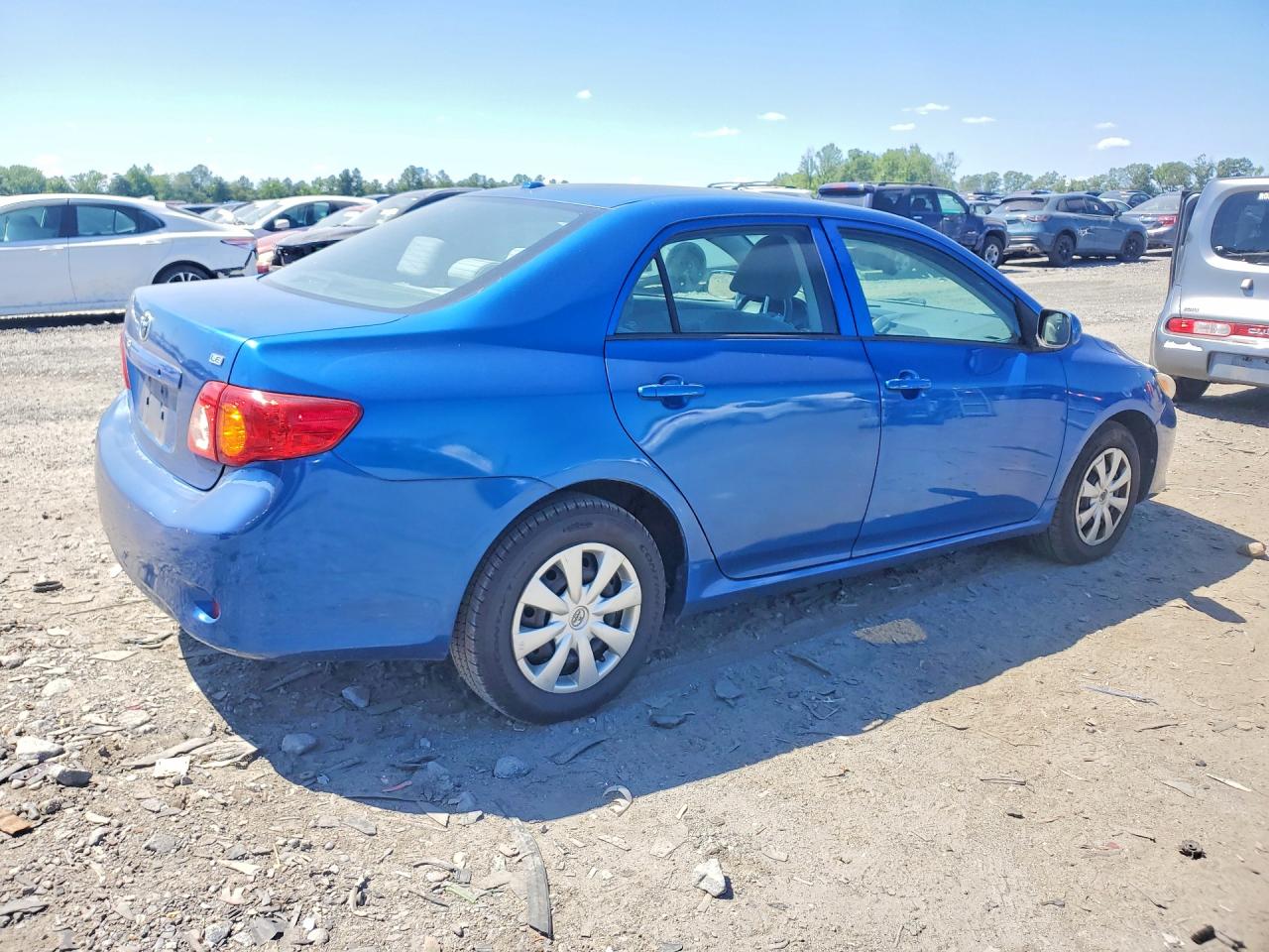 2010 Toyota Corolla Le Blue vin: 2T1BU4EE3AC284952