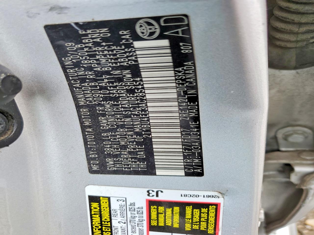 2010 Toyota Corolla S Silver vin: 2T1BU4EE3AC285454