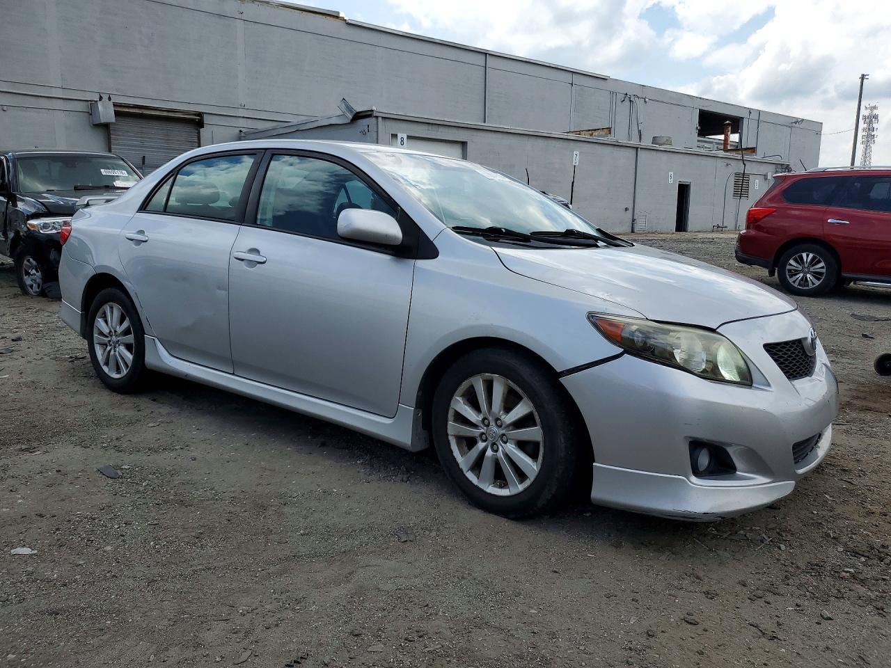 2010 Toyota Corolla S Silver vin: 2T1BU4EE3AC285454