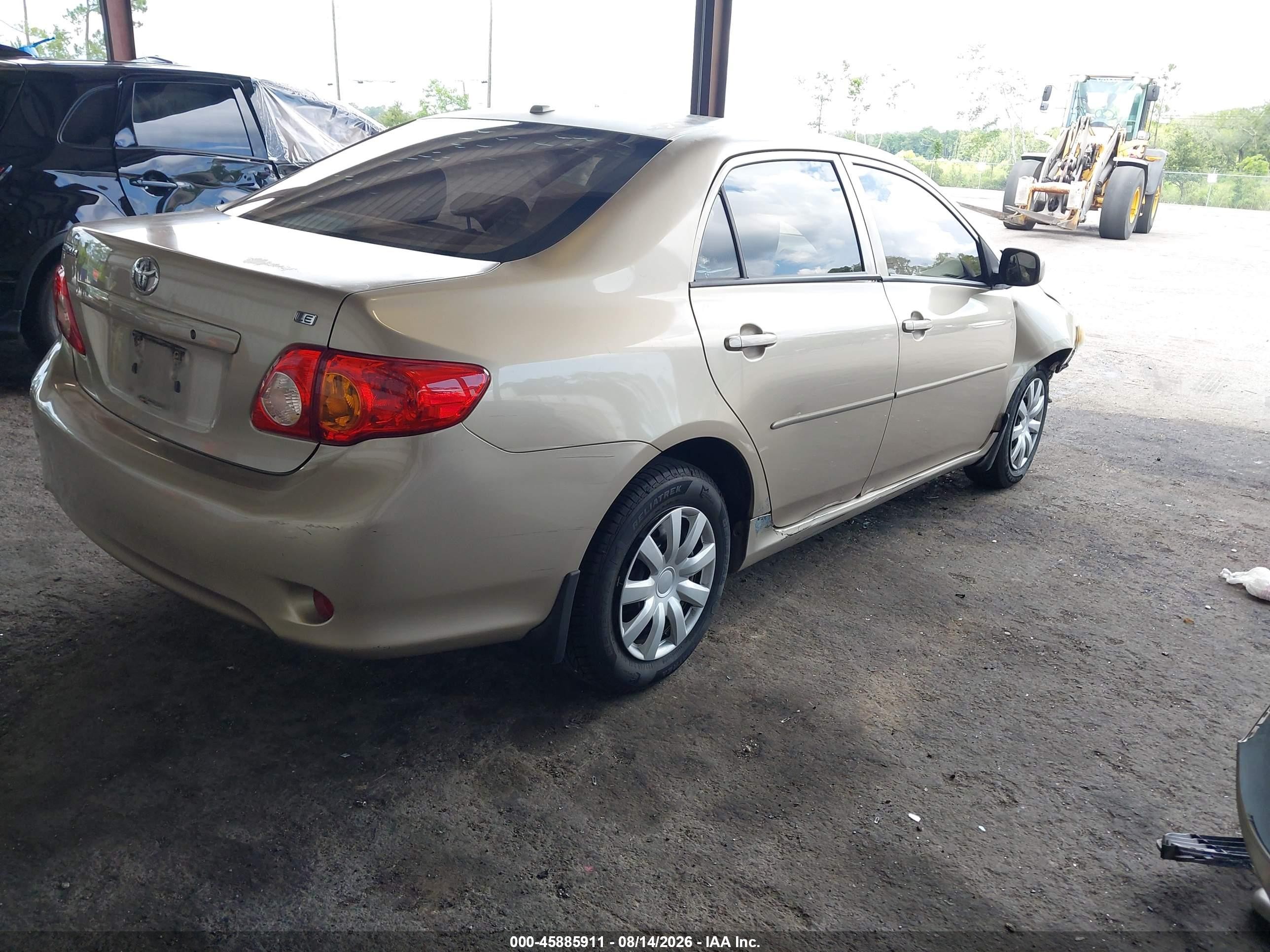 2010 Toyota Corolla Le Gold vin: 2T1BU4EE3AC310062