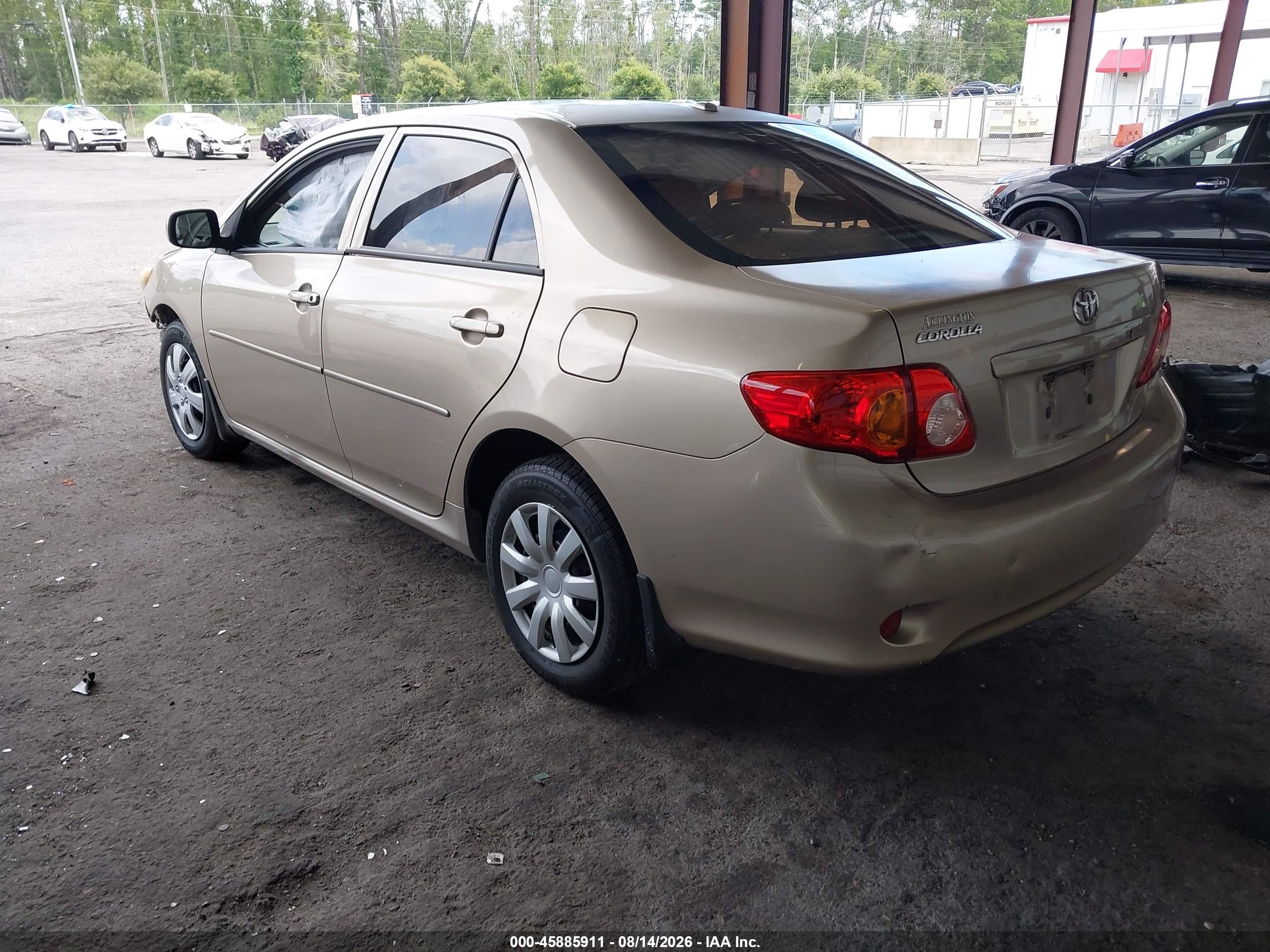 2010 Toyota Corolla Le Gold vin: 2T1BU4EE3AC310062