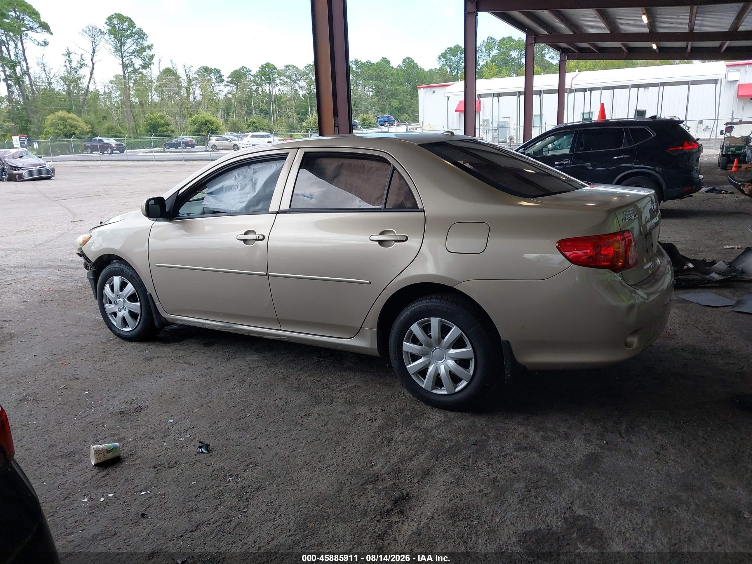 2010 Toyota Corolla Le Gold vin: 2T1BU4EE3AC310062