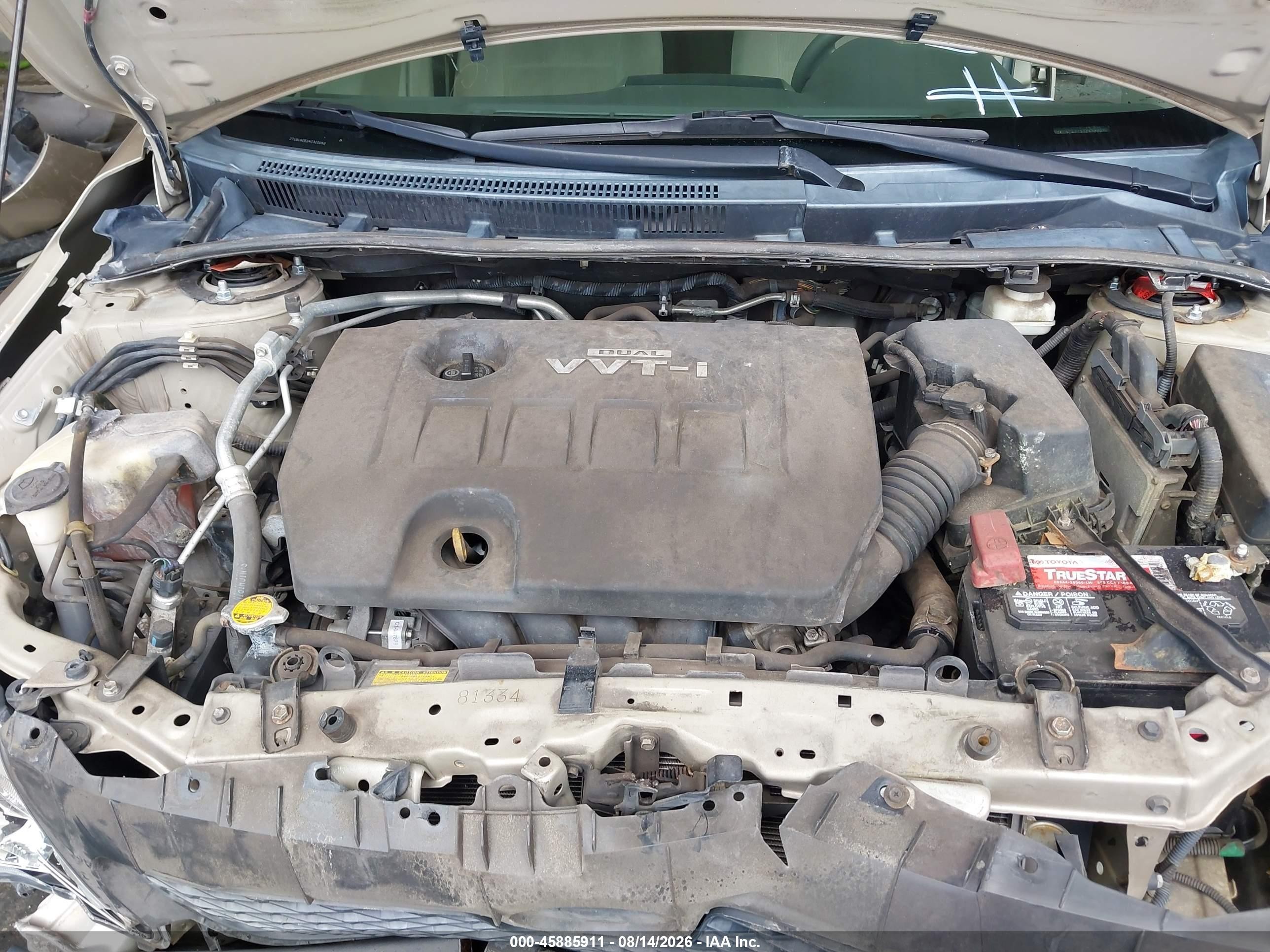 2010 Toyota Corolla Le Gold vin: 2T1BU4EE3AC310062