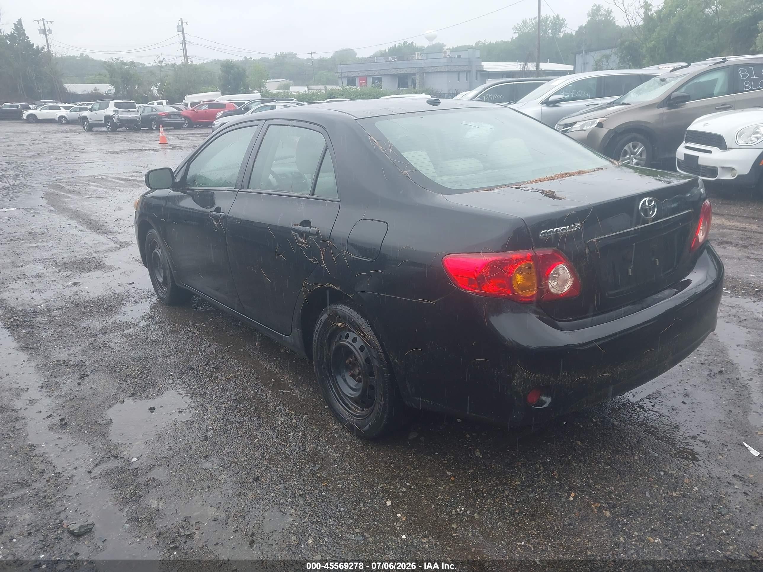 2010 Toyota Corolla Le Black vin: 2T1BU4EE3AC345118