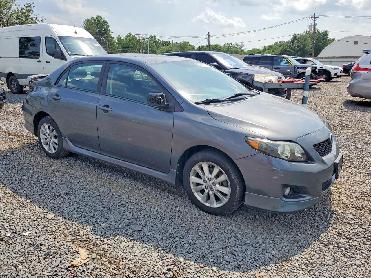 2010 Toyota Corolla S Серый vin: 2T1BU4EE3AC346303
