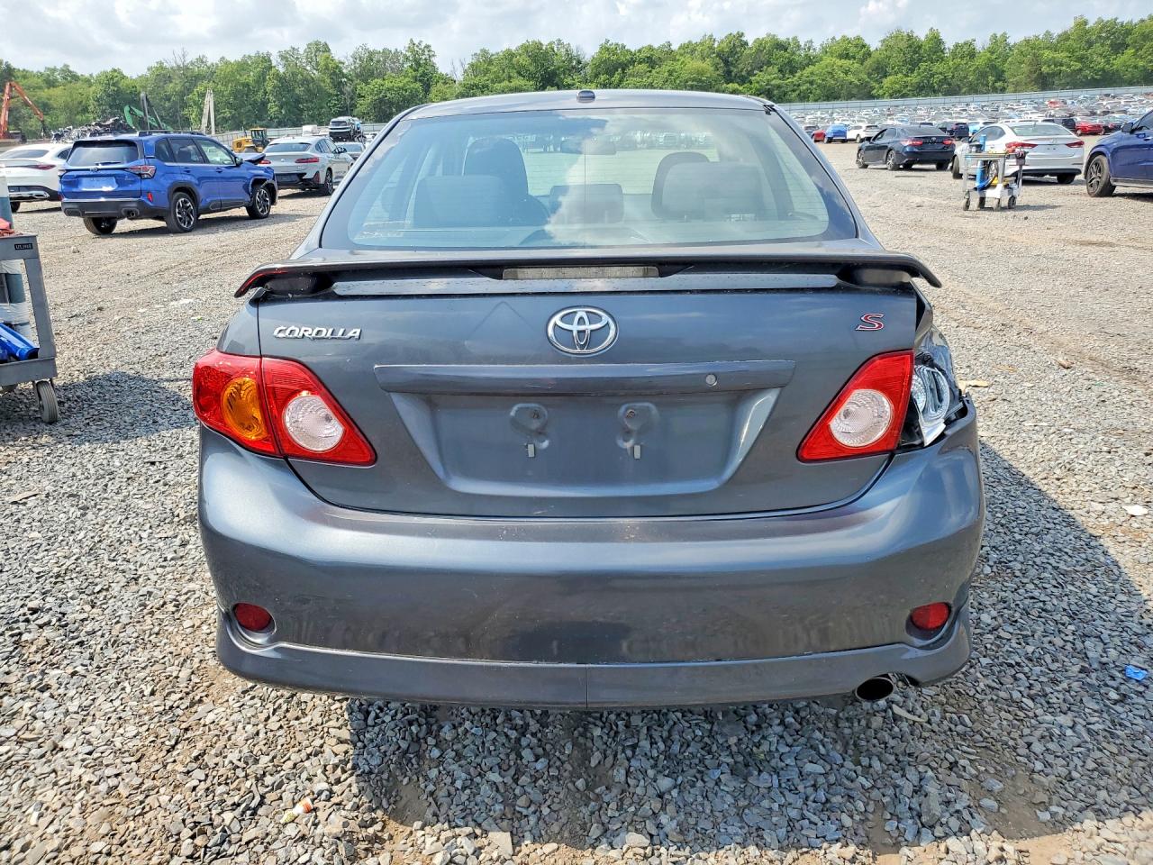 2010 Toyota Corolla S Серый vin: 2T1BU4EE3AC346303