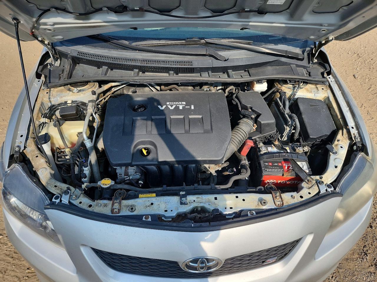 2010 Toyota Corolla Base Silver vin: 2T1BU4EE3AC347046
