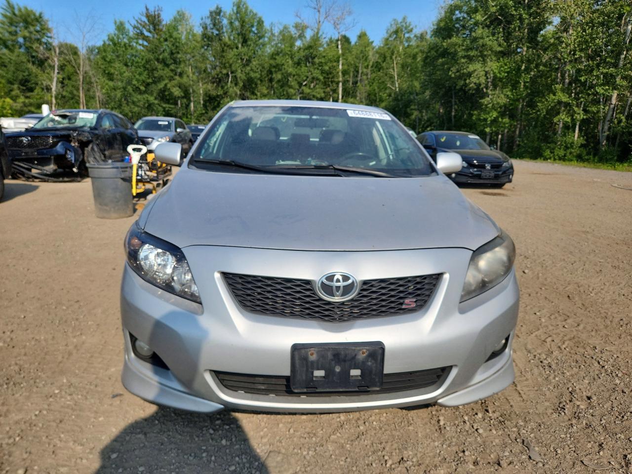 2010 Toyota Corolla Base Silver vin: 2T1BU4EE3AC347046