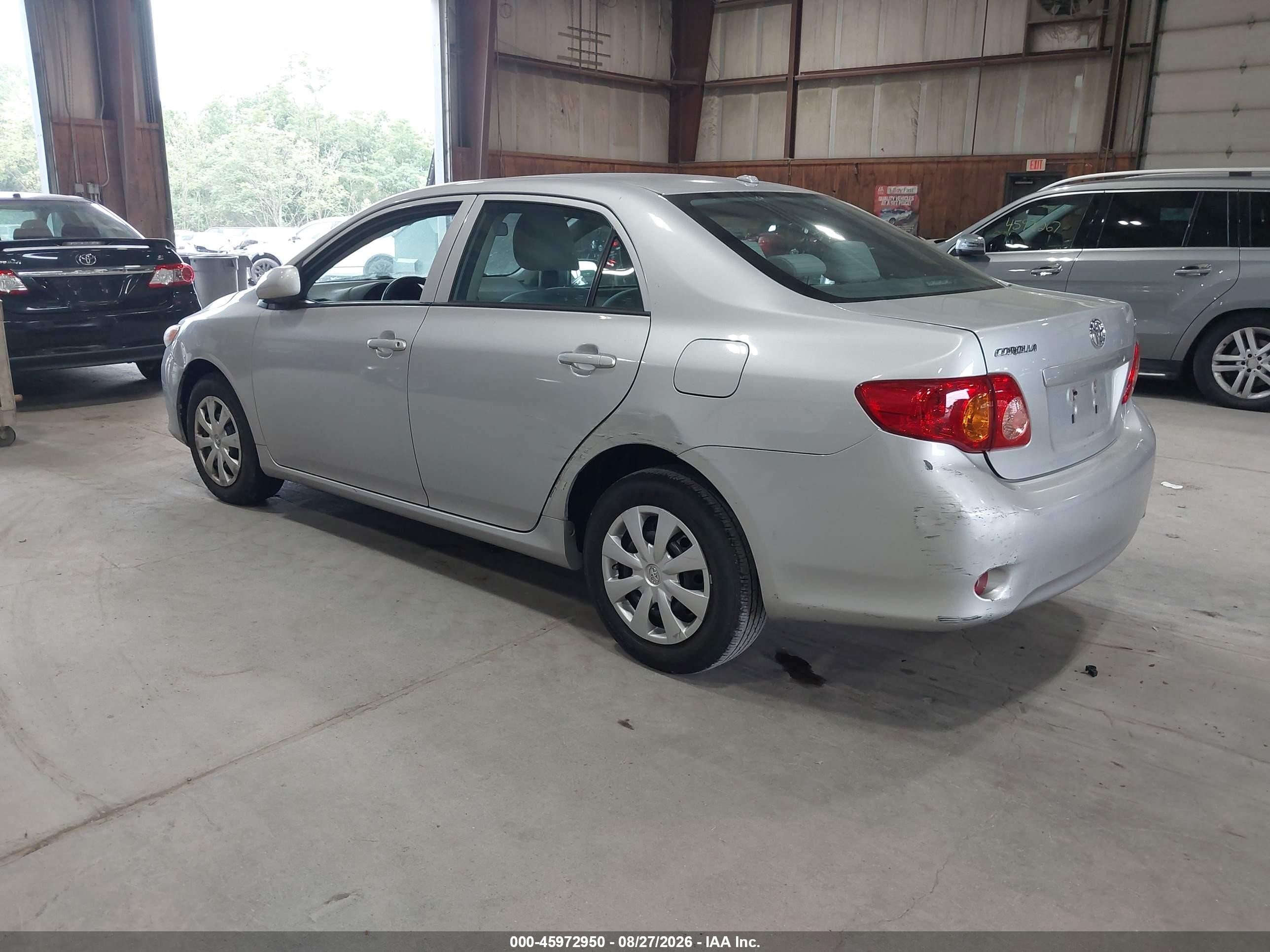 2010 Toyota Corolla Le Gray vin: 2T1BU4EE3AC350027
