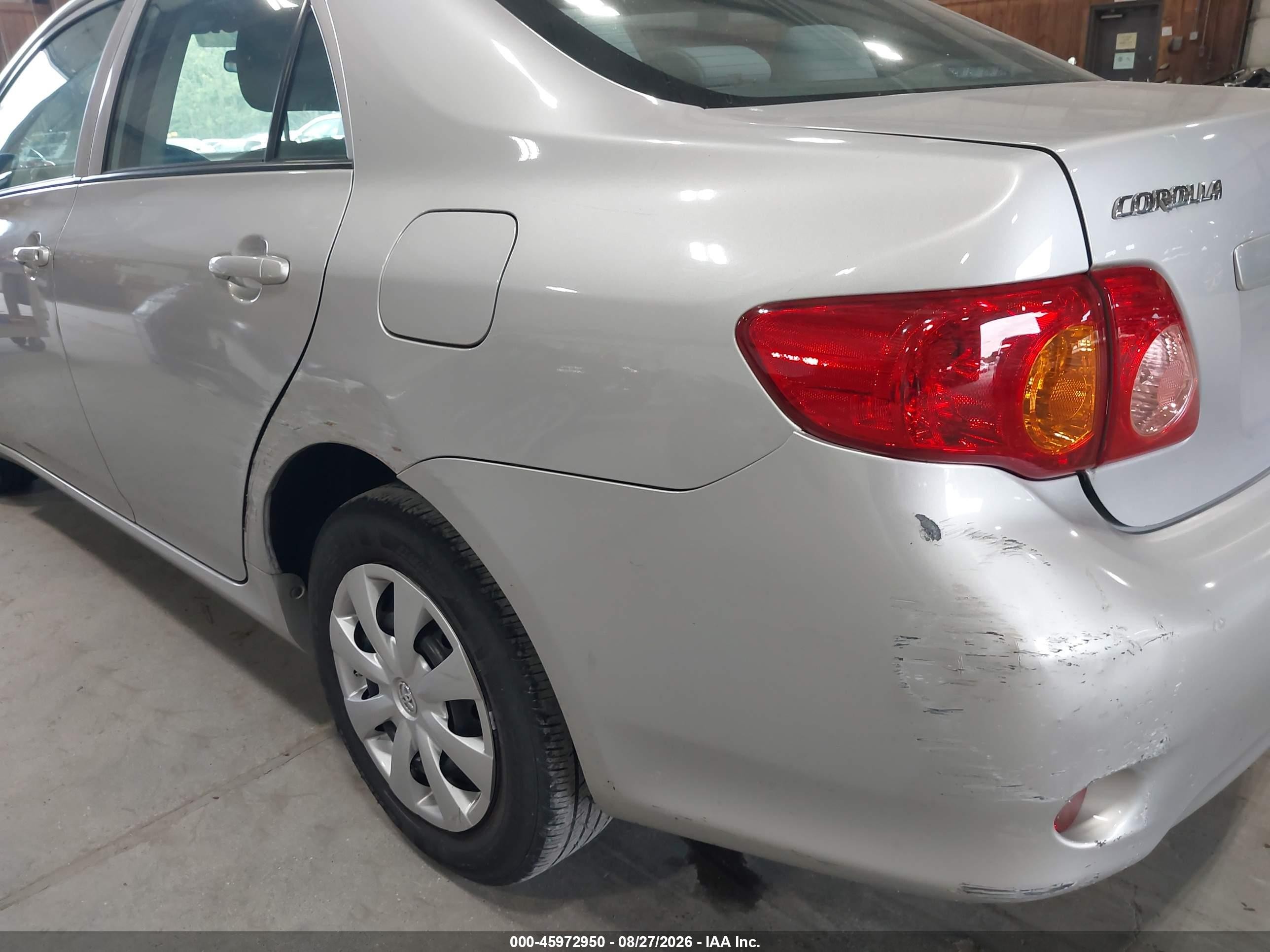 2010 Toyota Corolla Le Gray vin: 2T1BU4EE3AC350027